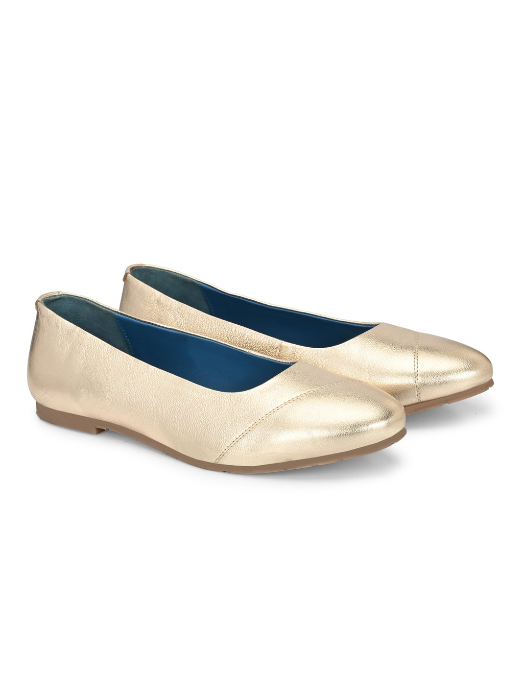Champagne Gold Classic Ballet Flats