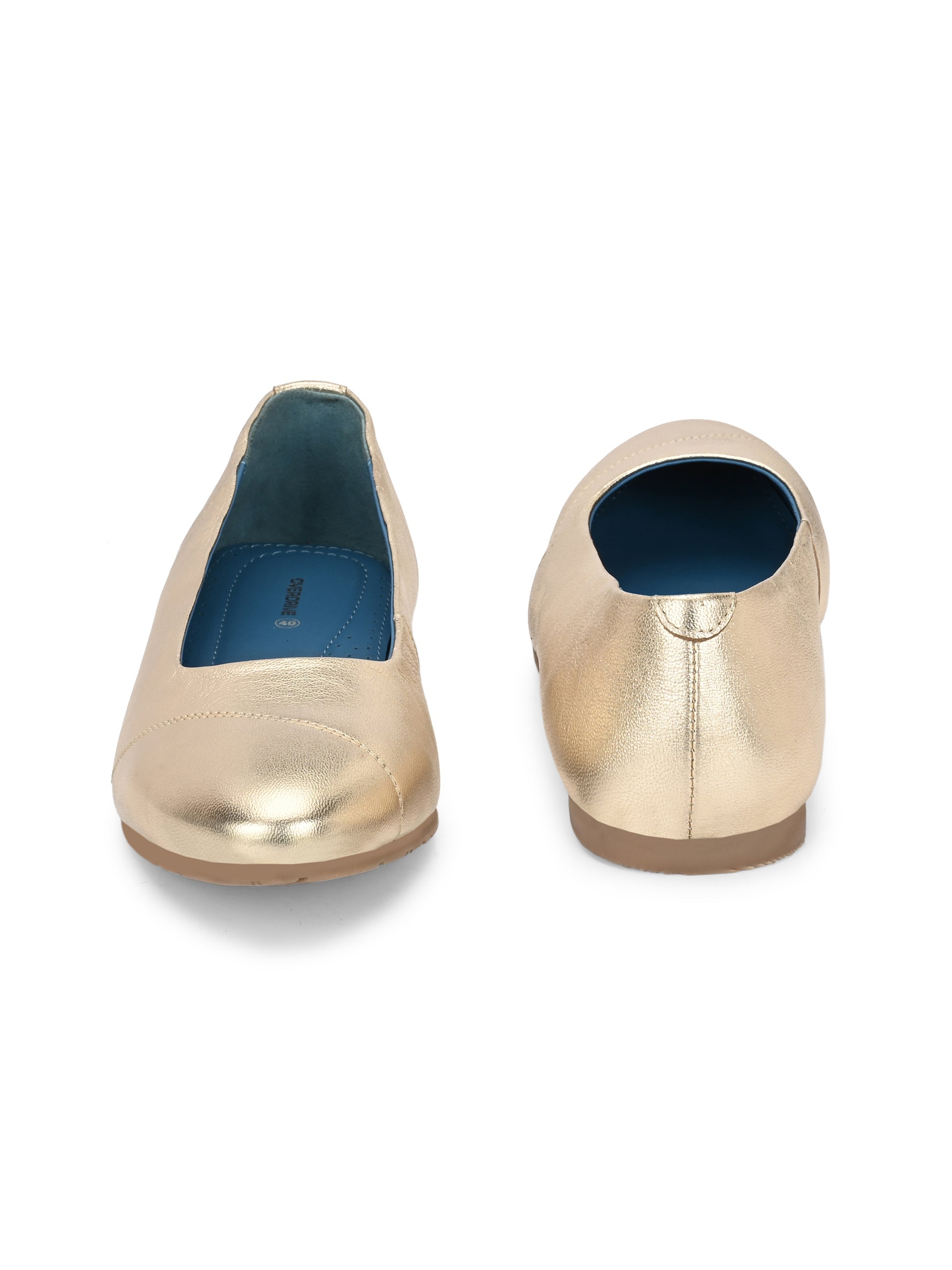Champagne Gold Classic Ballet Flats