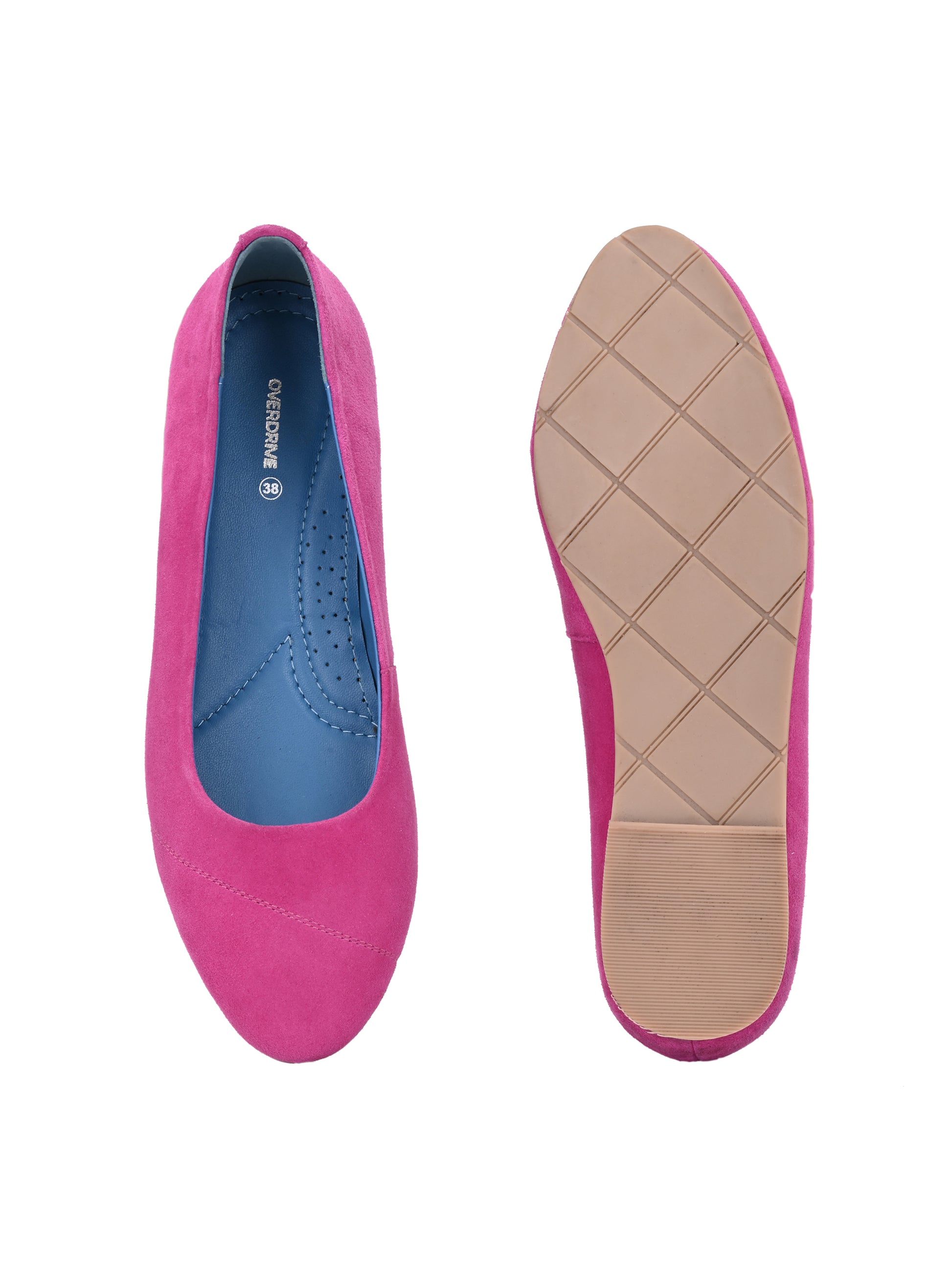 Fuchsia Suede Everyday Ballerinas