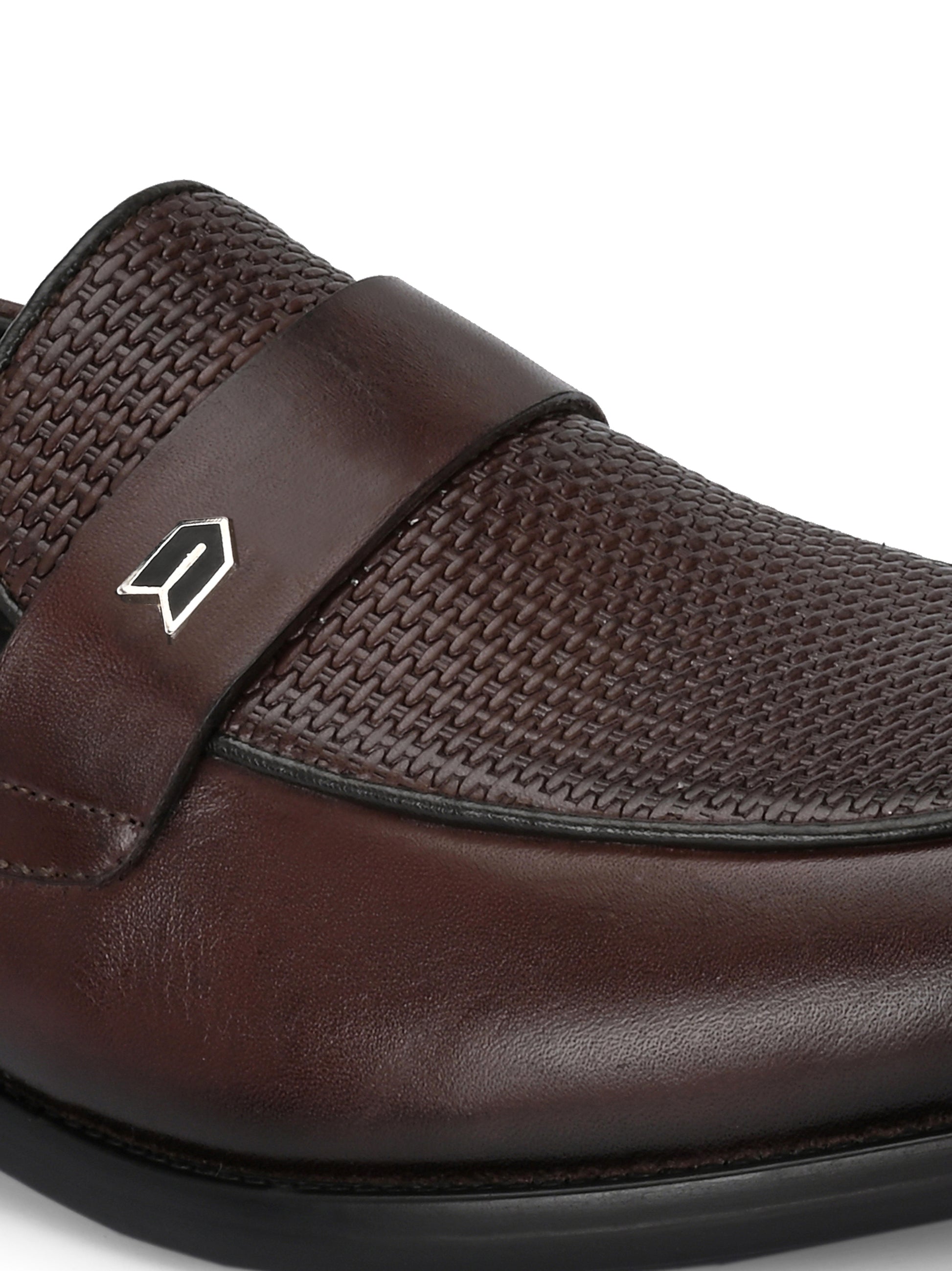 Regal Reflection Loafers – Walnut Woven Leather