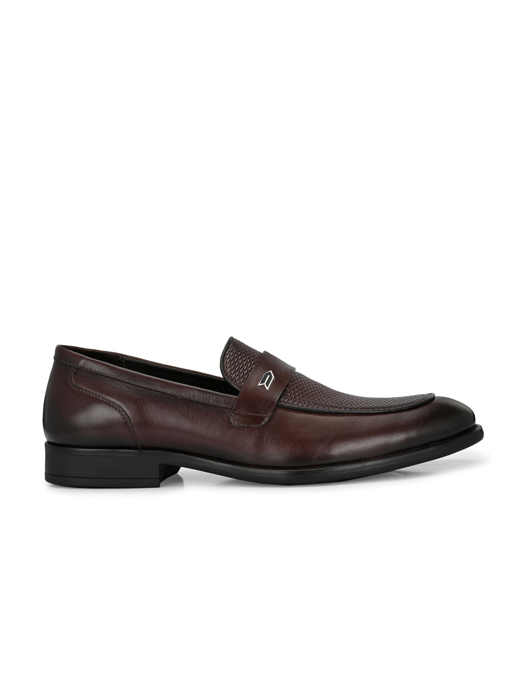 Regal Reflection Loafers – Walnut Woven Leather