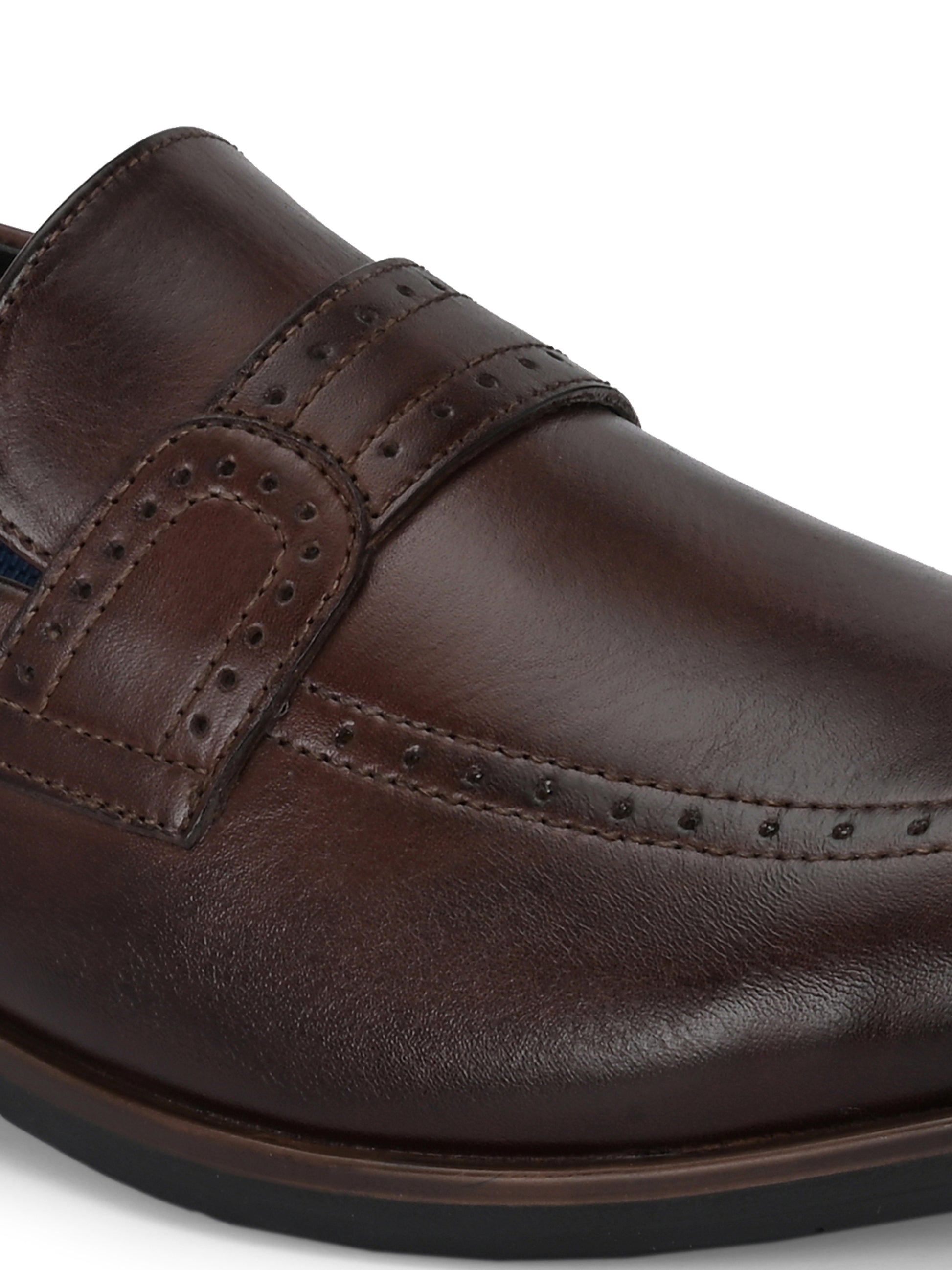 Brown Classic Leather Loafers
