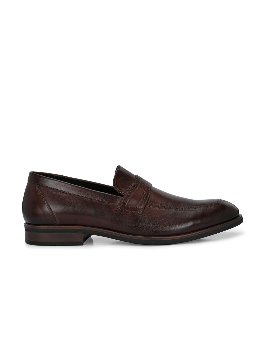 Brown Classic Leather Loafers