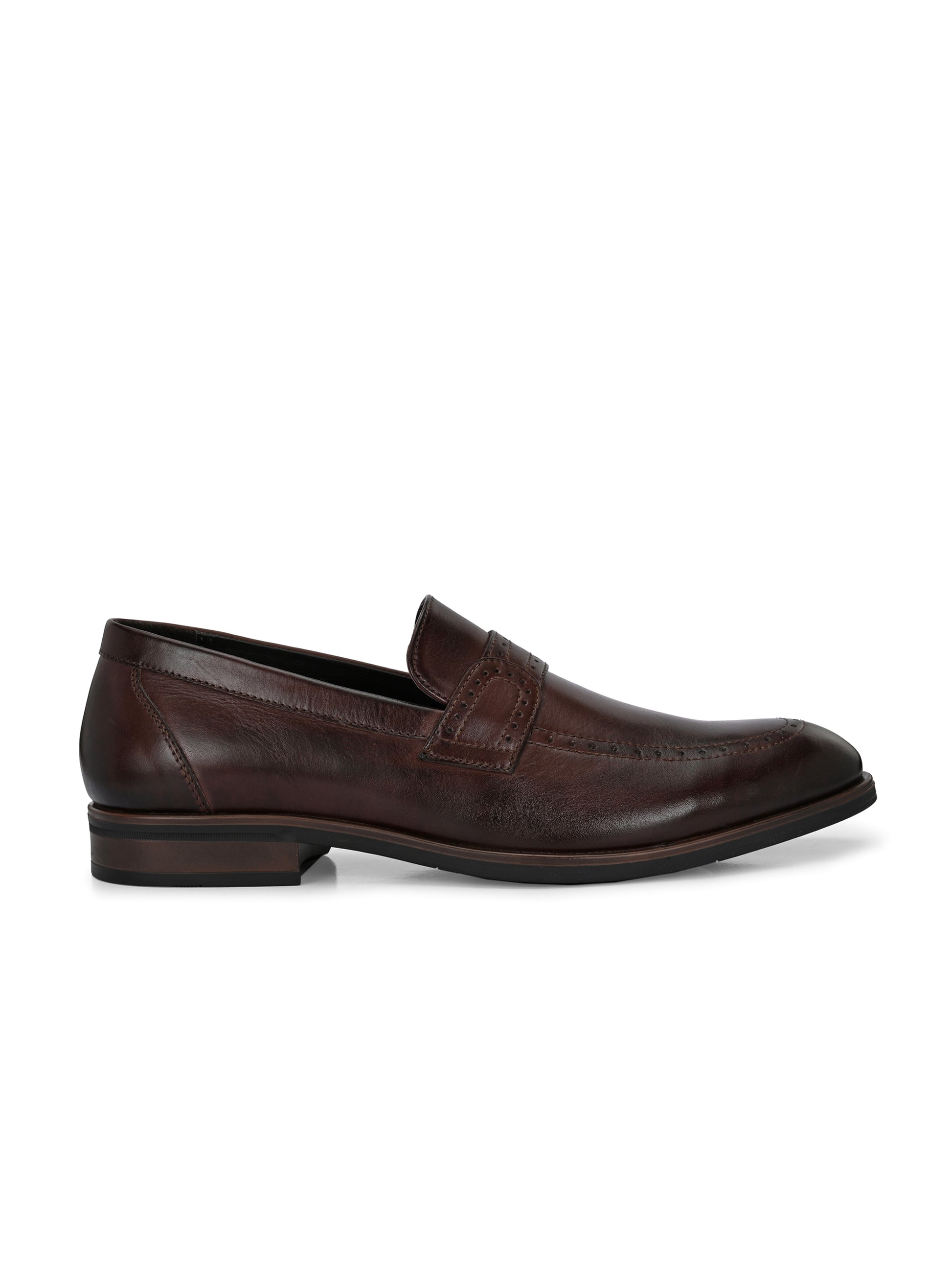 Brown Classic Leather Loafers
