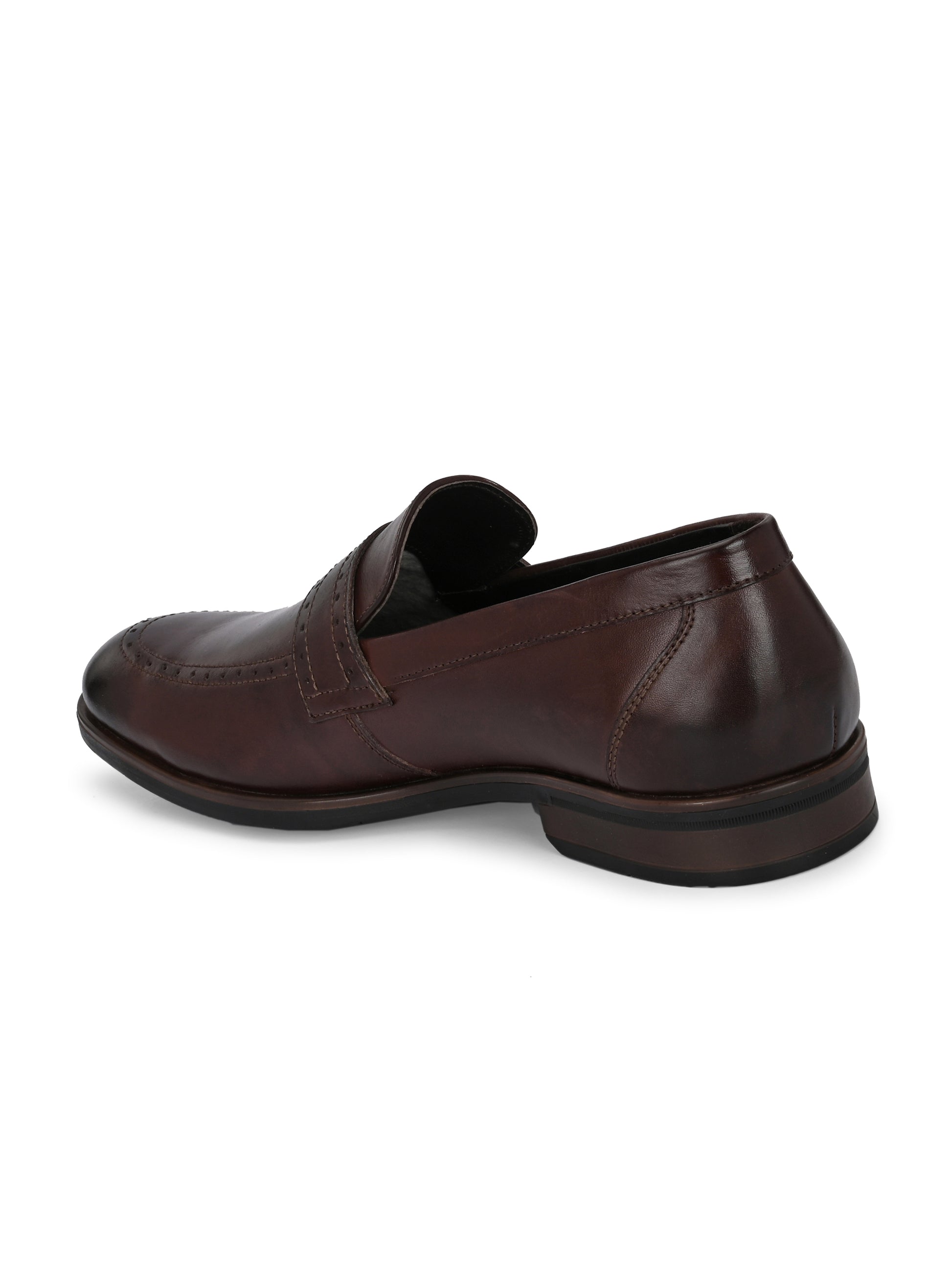 Brown Classic Leather Loafers