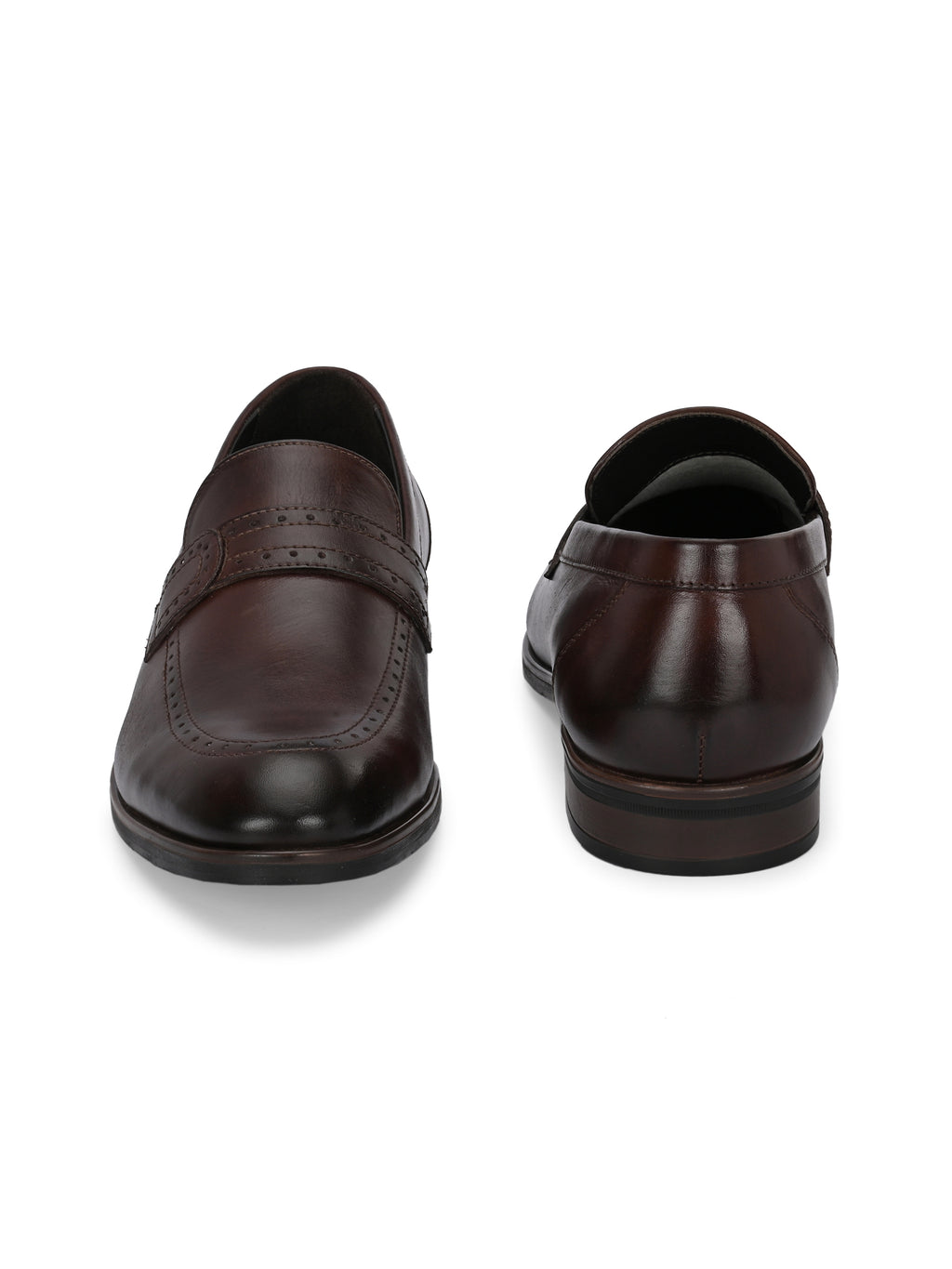 Brown Classic Leather Loafers
