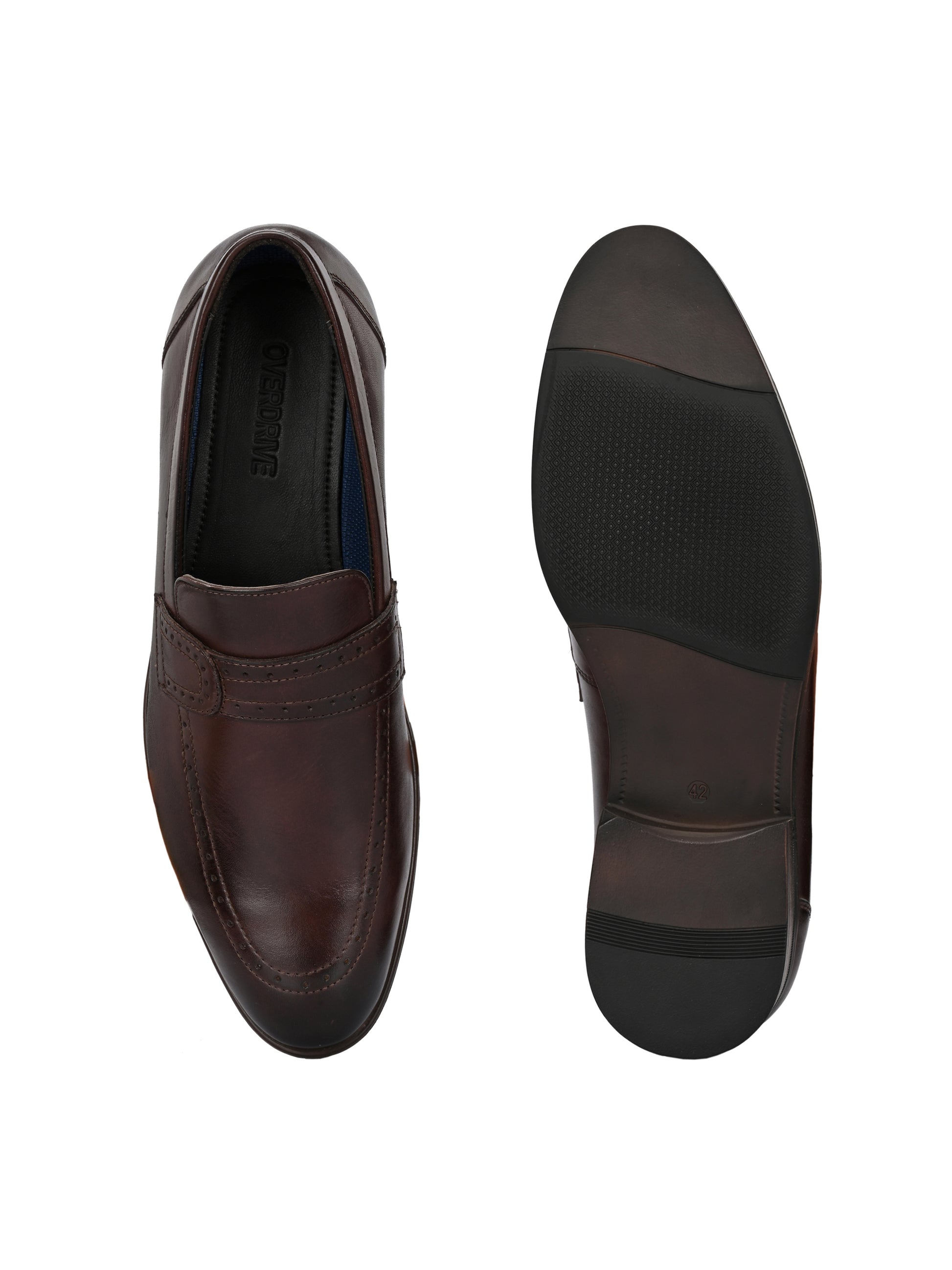 Brown Classic Leather Loafers