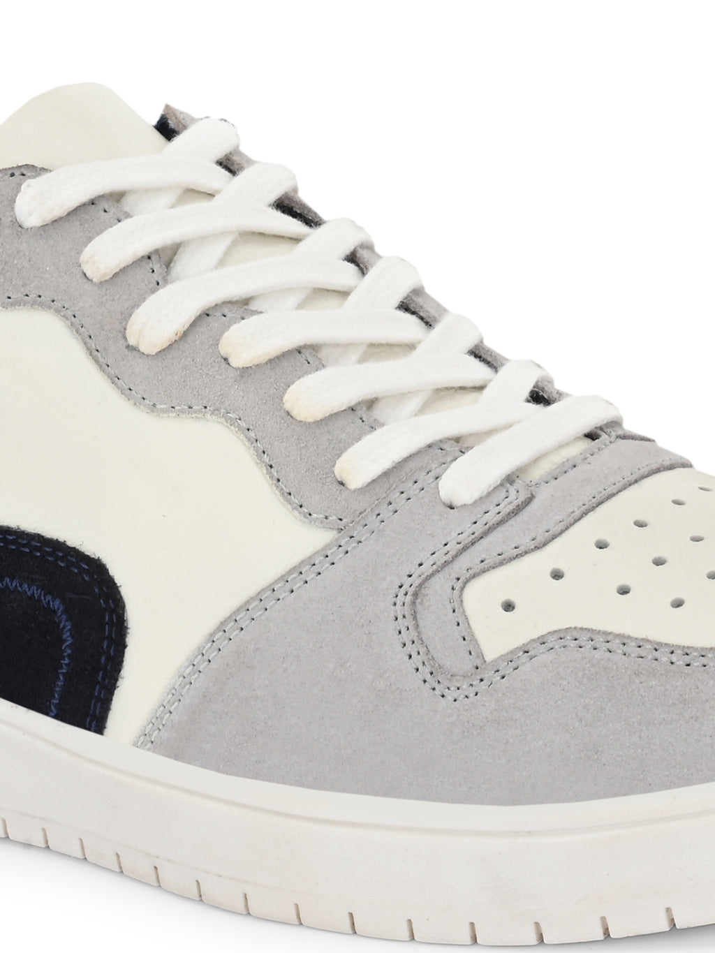 Smoke Trail Sneakers – White, Grey & Navy