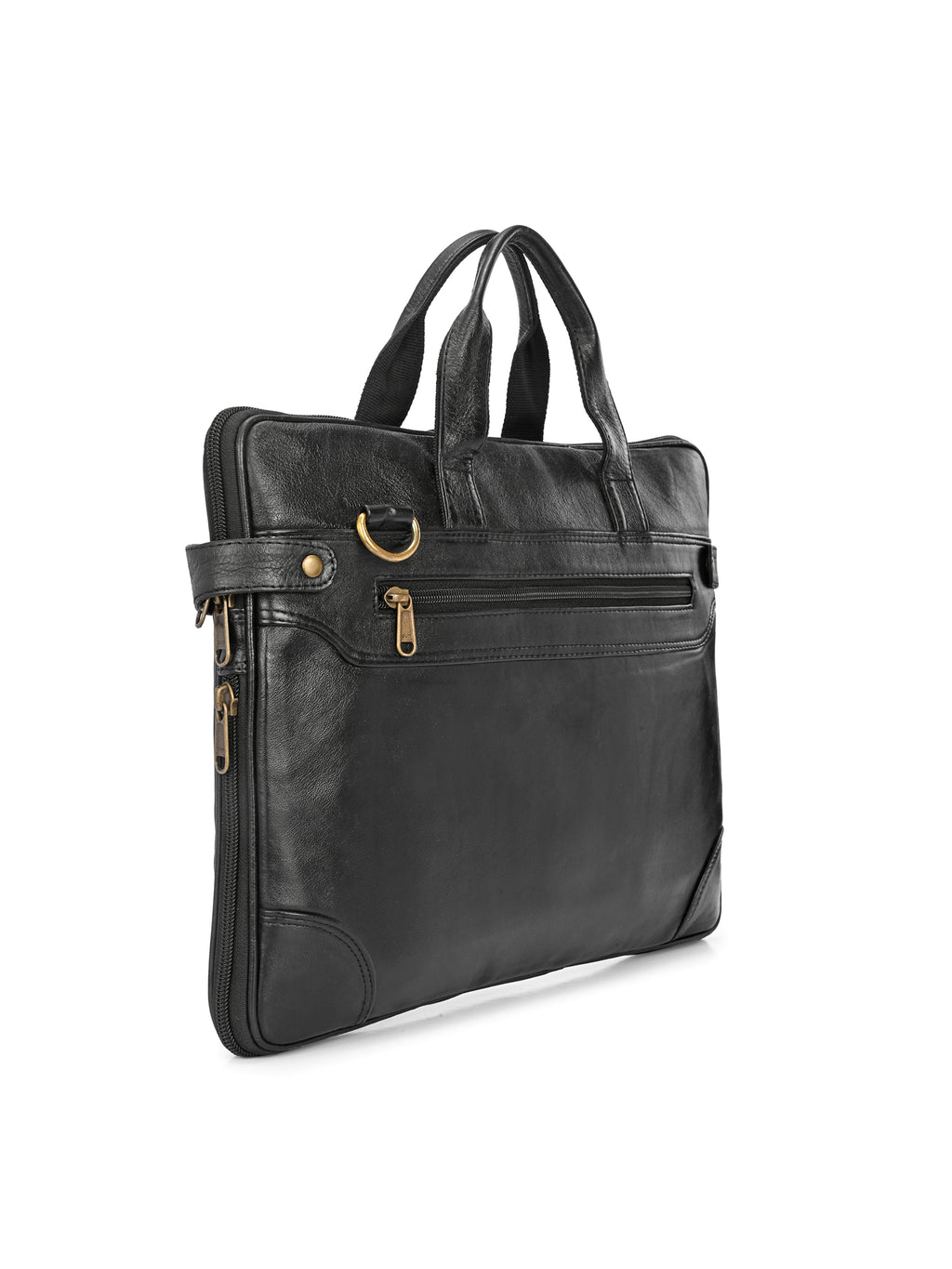 Noir Executive Leather Briefcase