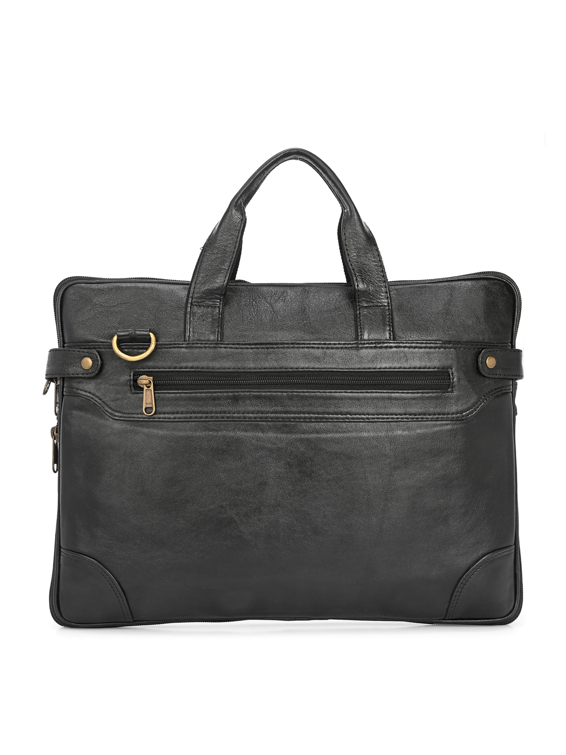 Noir Executive Leather Briefcase