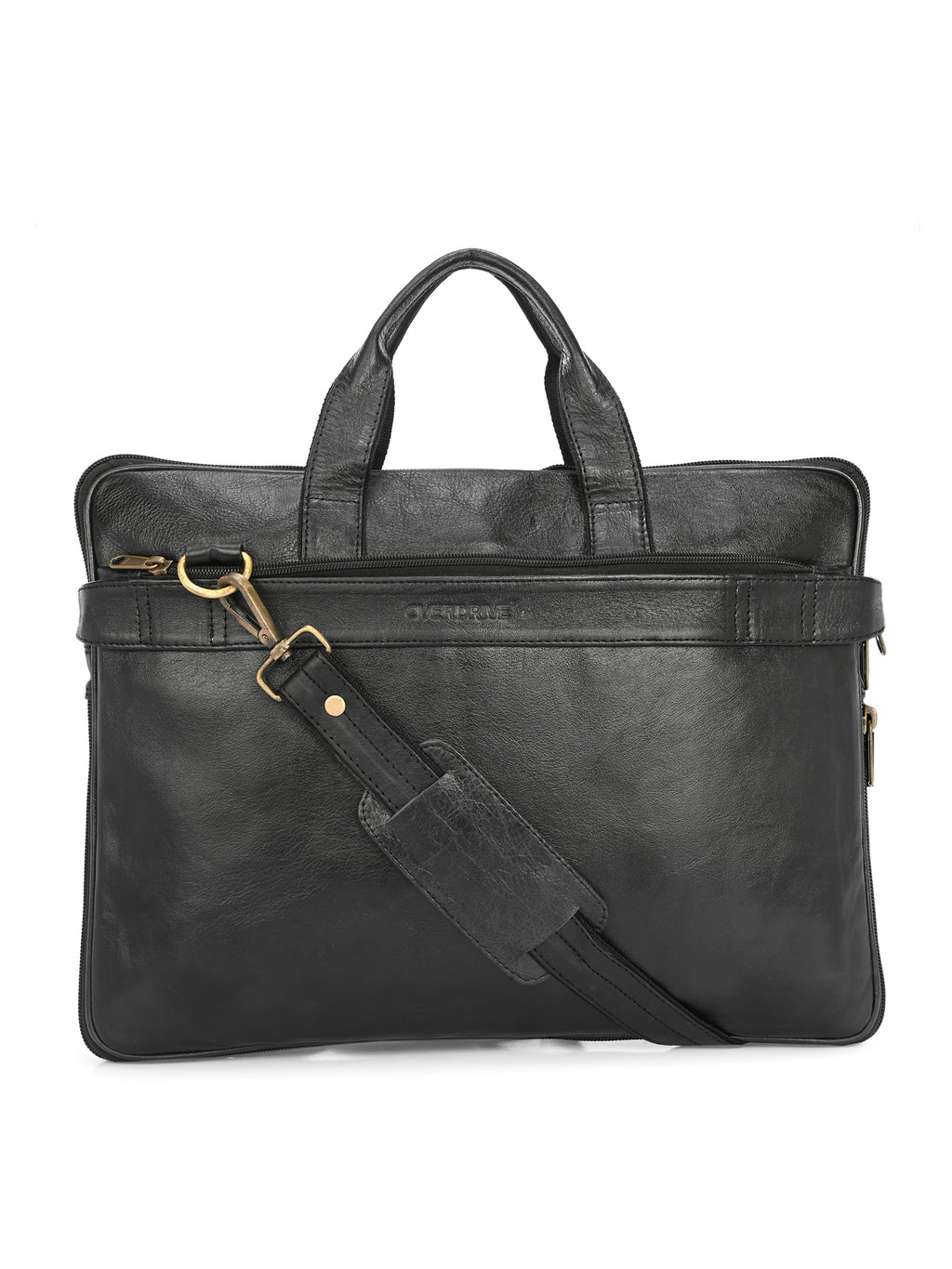 Noir Executive Leather Briefcase