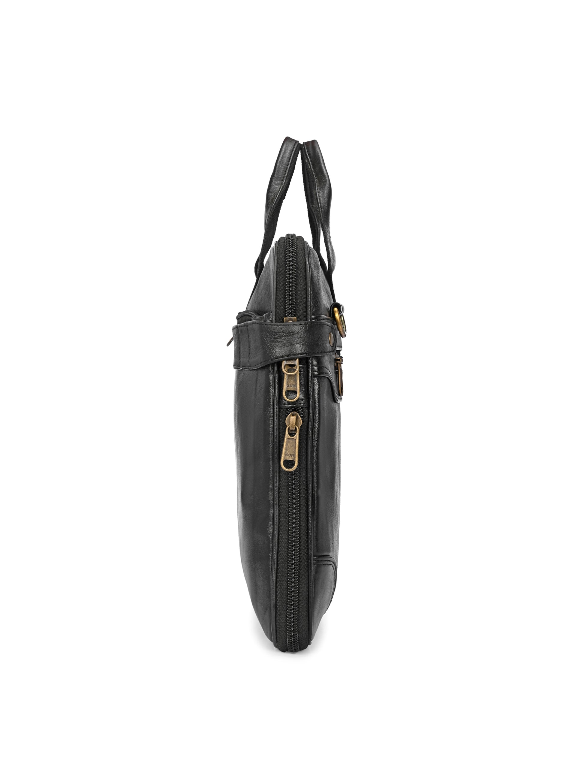 Noir Executive Leather Briefcase