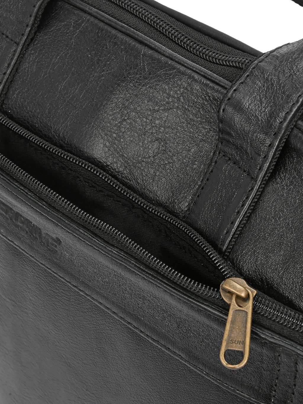 Noir Executive Leather Briefcase