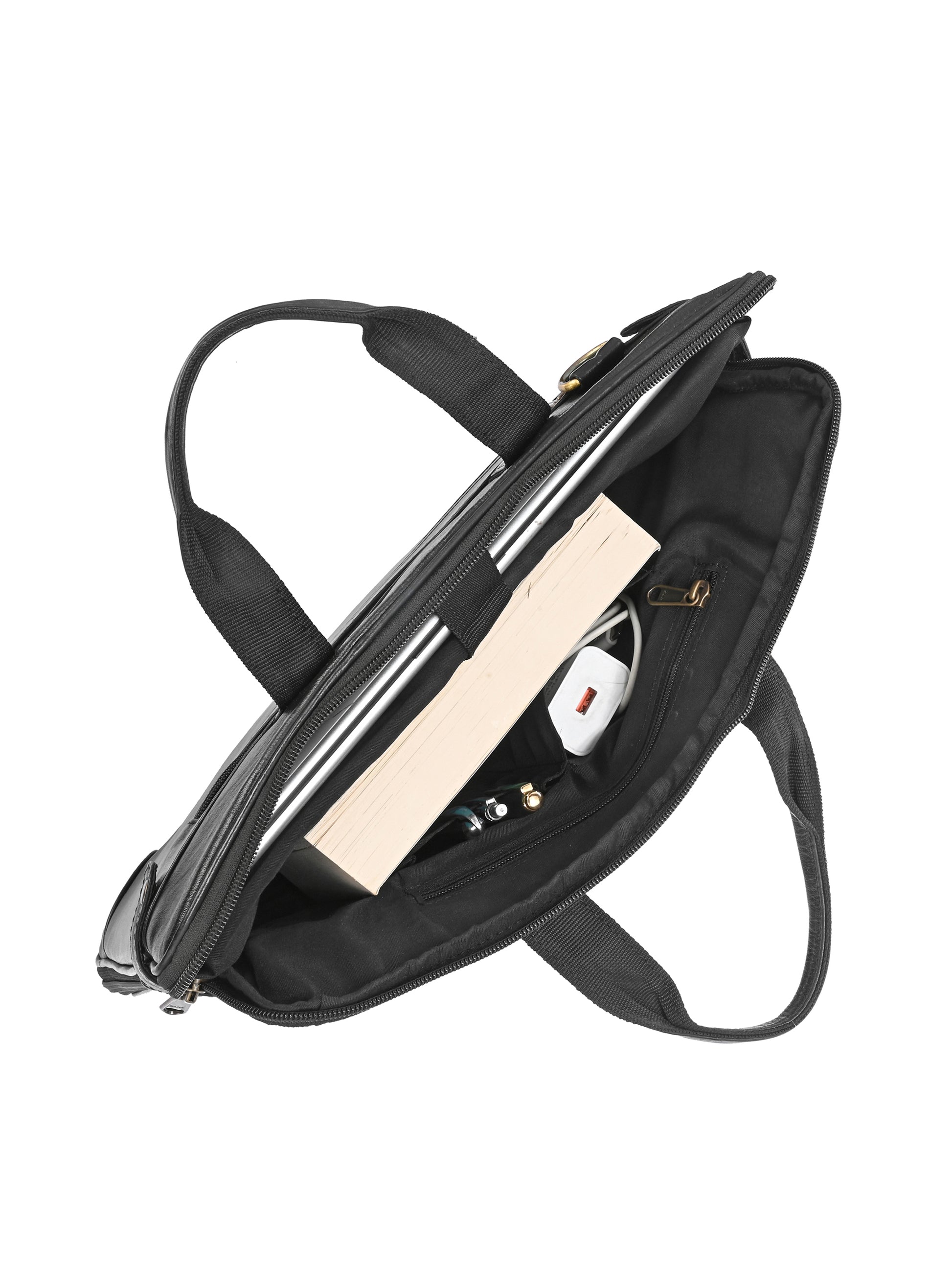 Arbor Leather Laptop Messenger