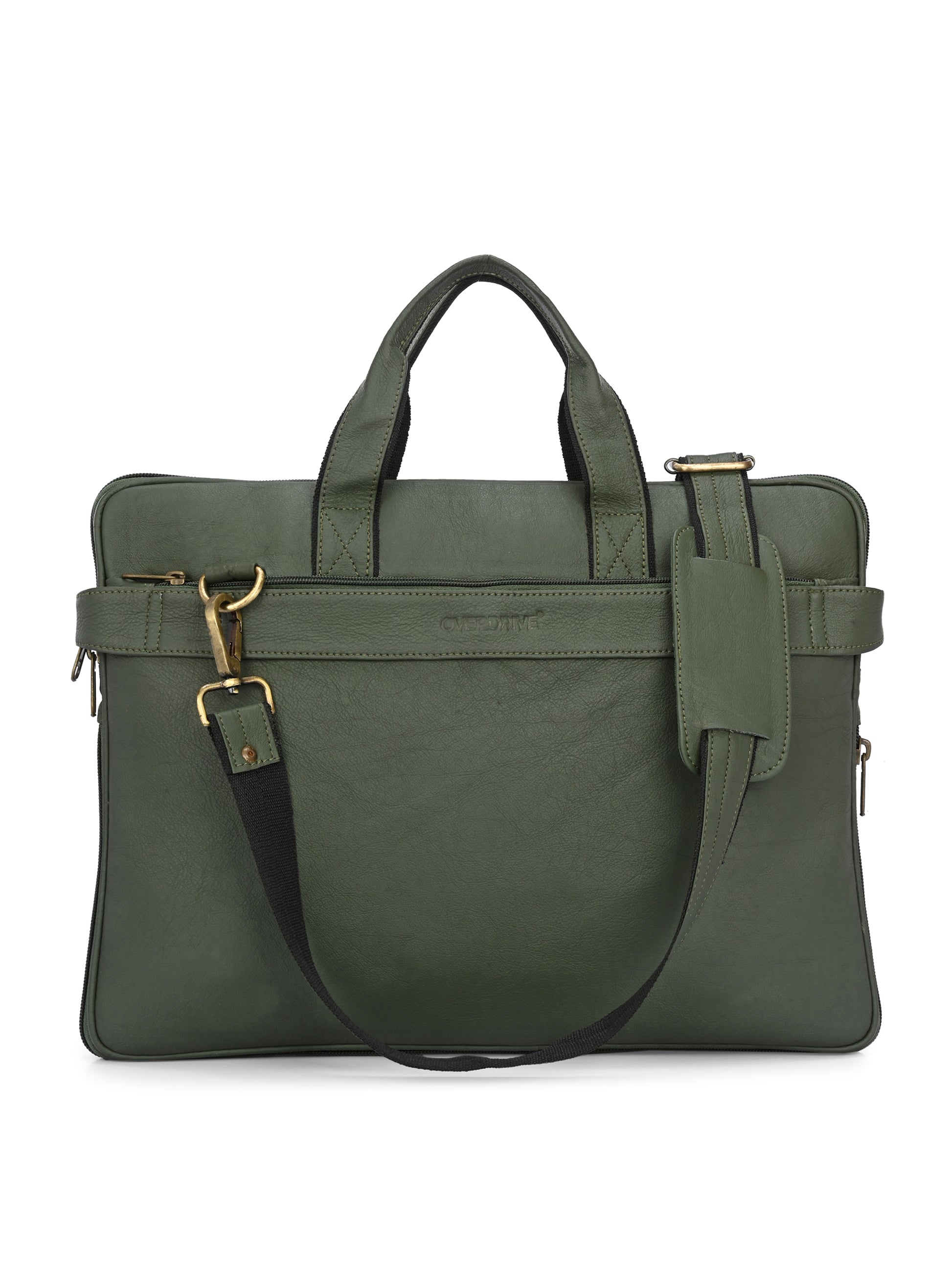 Arbor Leather Laptop Messenger