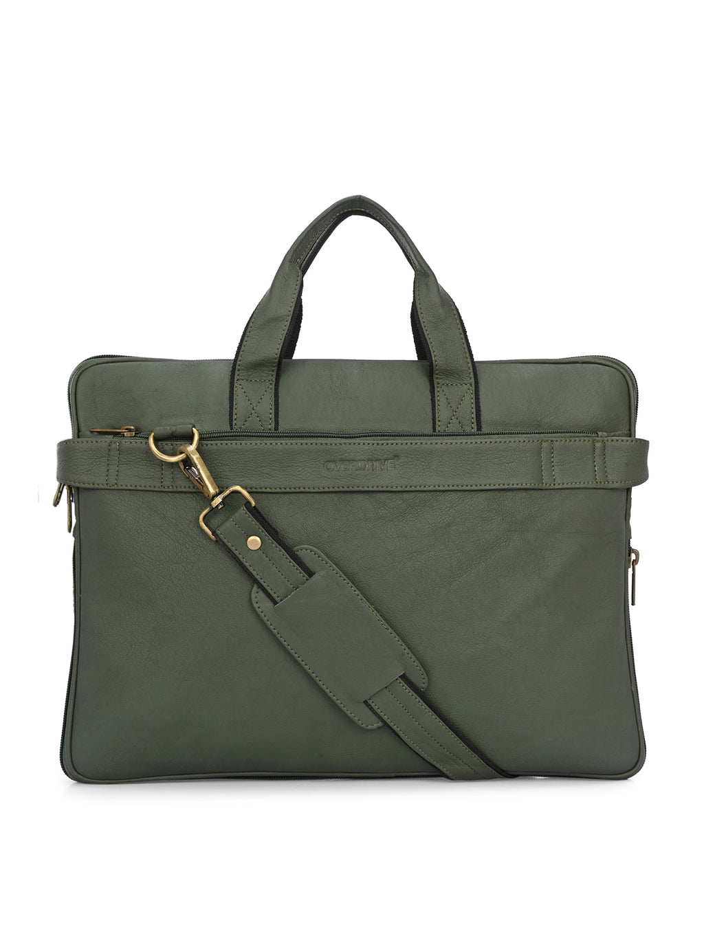 Arbor Leather Laptop Messenger