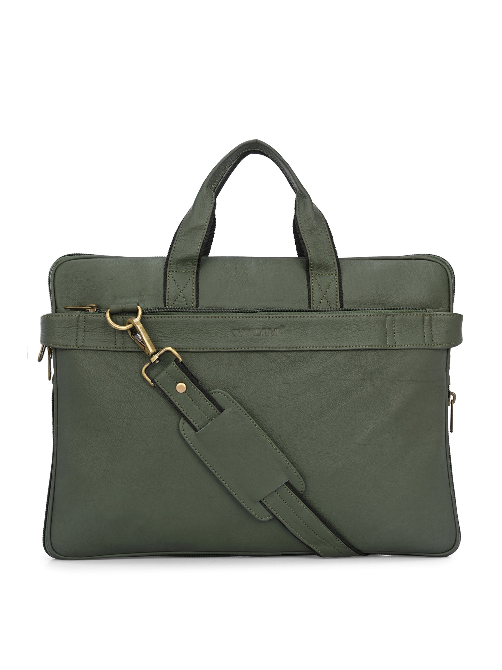 Arbor Leather Laptop Messenger
