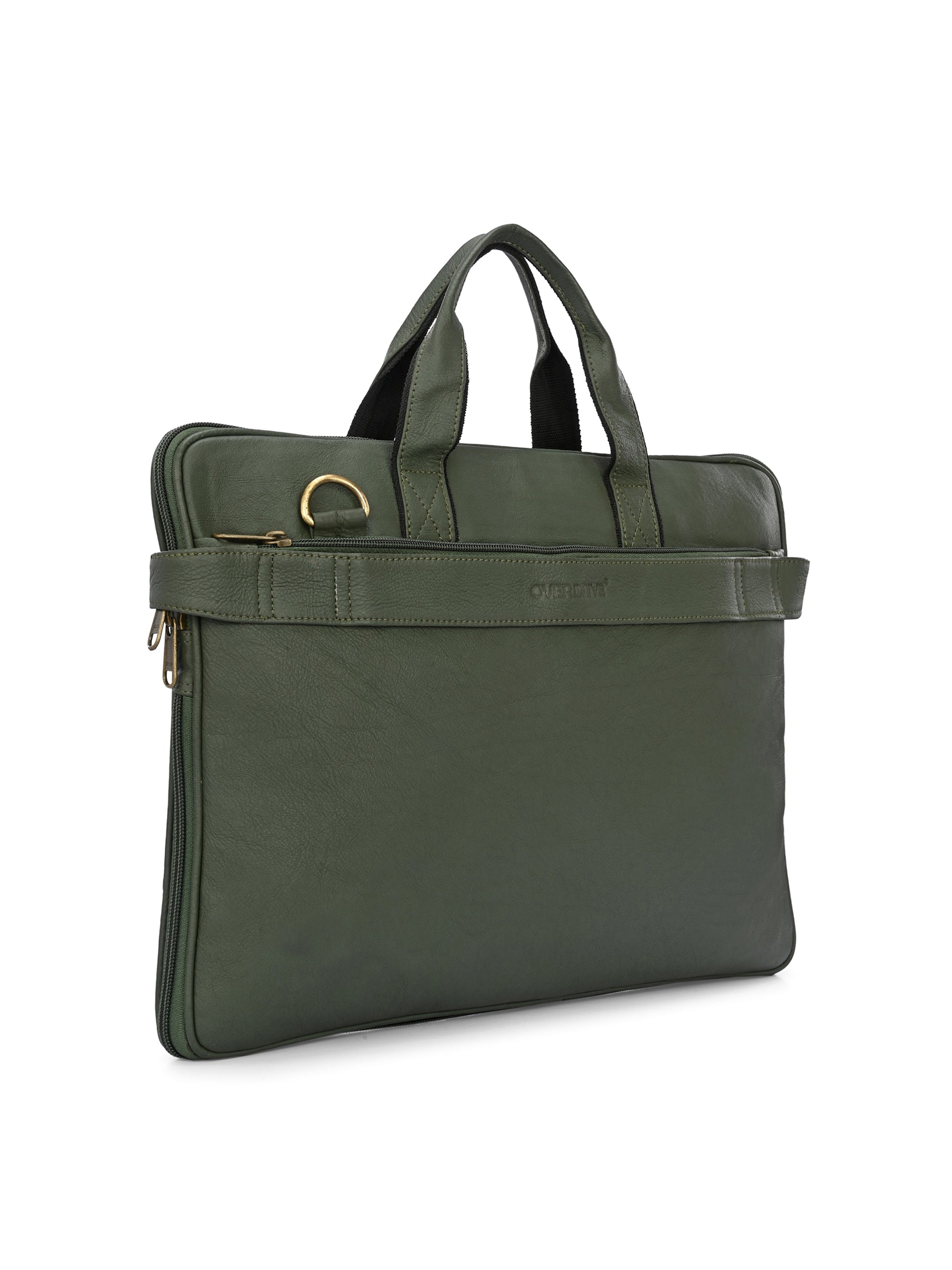 Arbor Leather Laptop Messenger