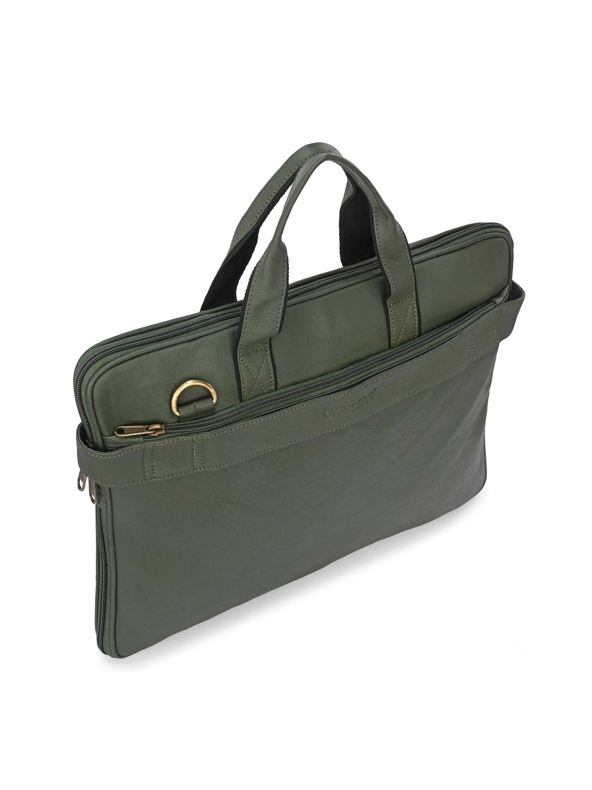 Arbor Leather Laptop Messenger