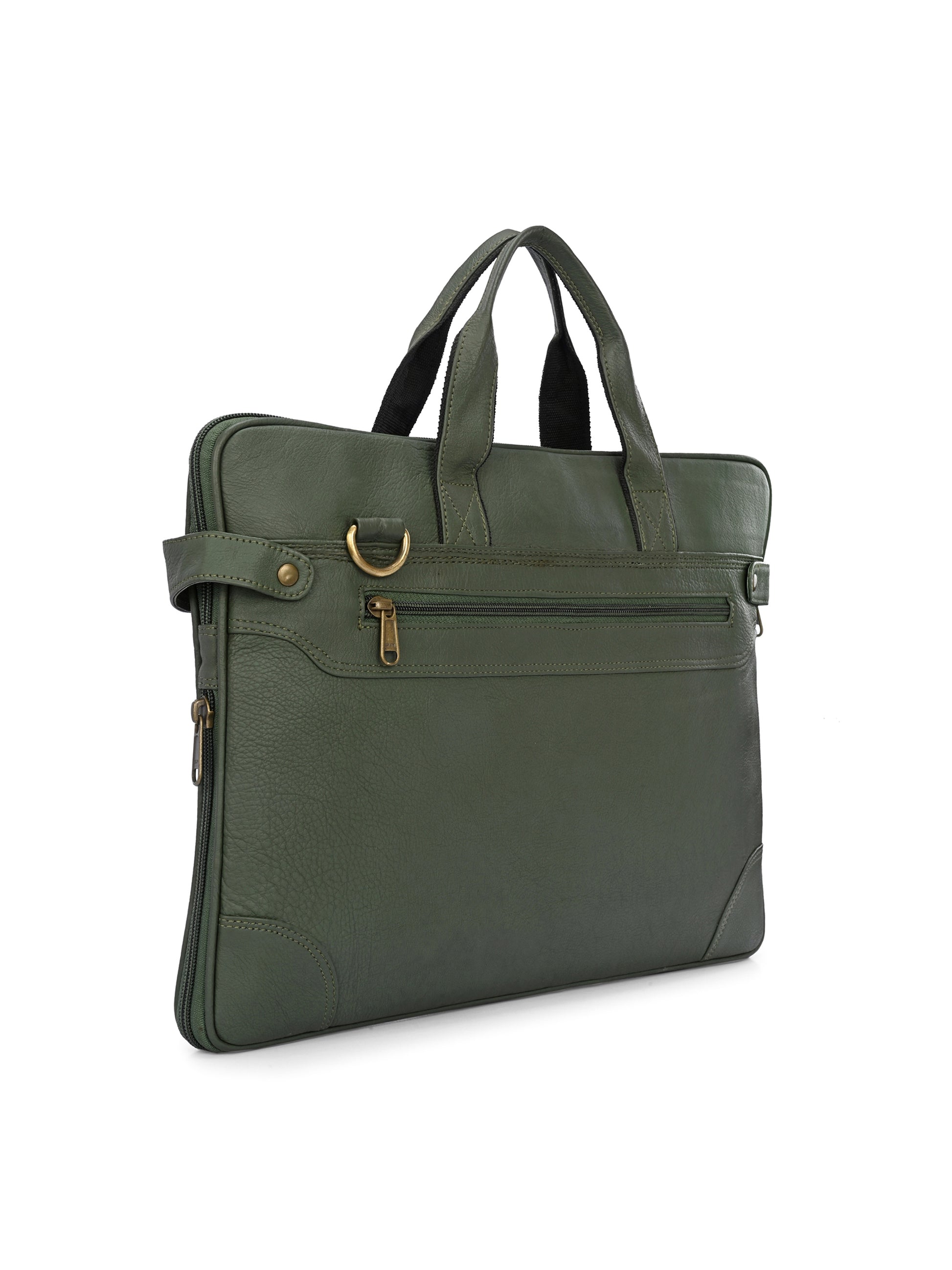 Arbor Leather Laptop Messenger