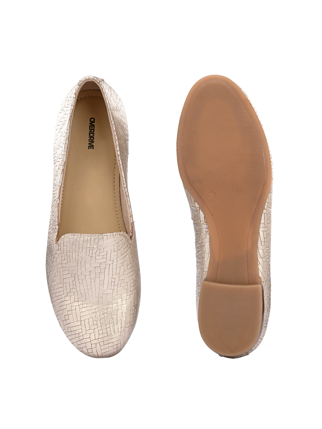 Zarina Woven Gold Heritage Loafers