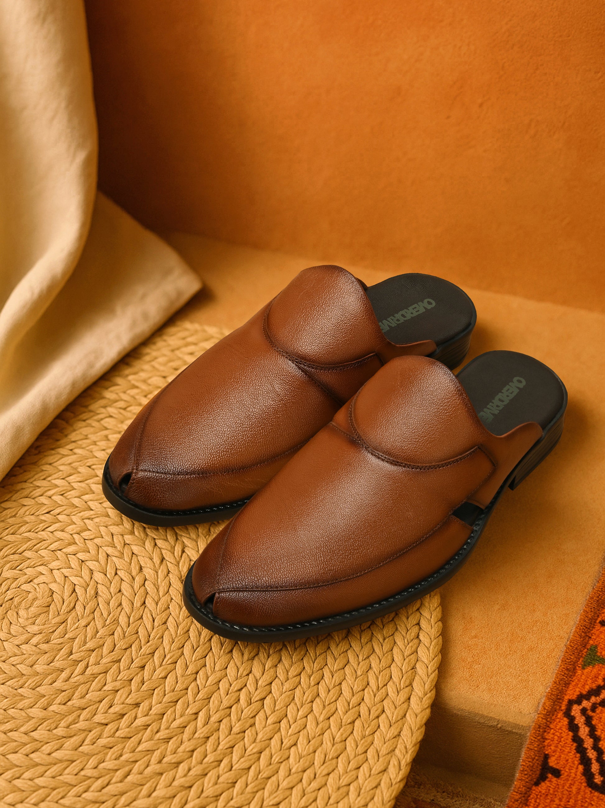 Urban Luxe Leather Mules