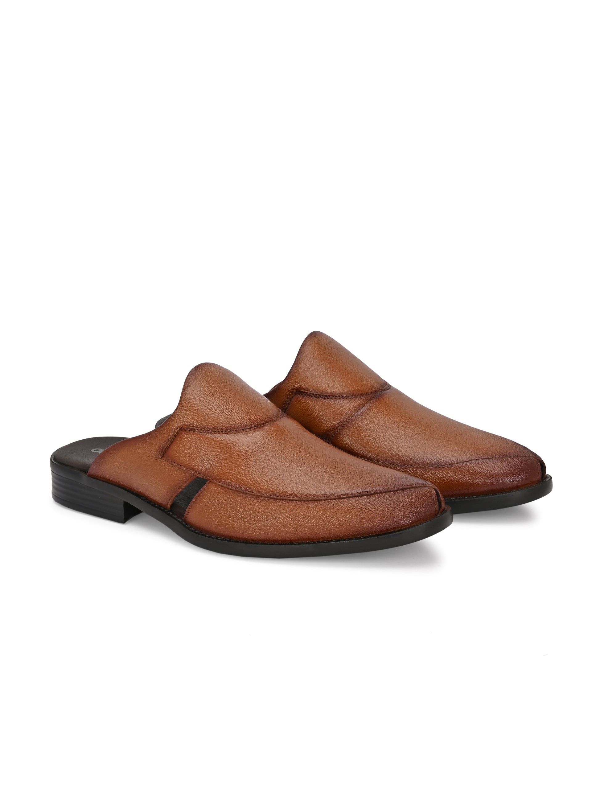 Urban Luxe Leather Mules