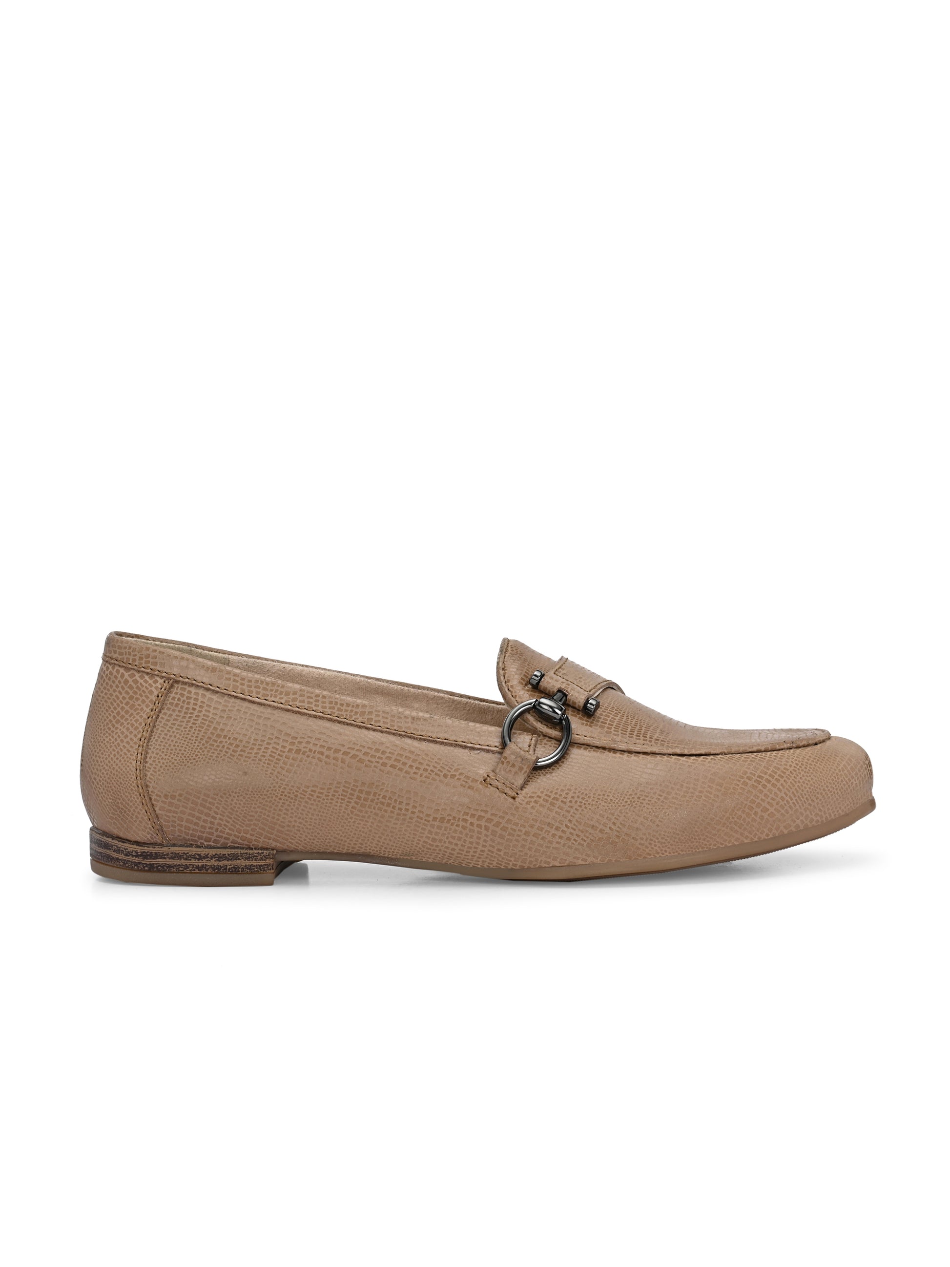Quiet Walk – Tan Classic Leather Mocassins Easy Slip In