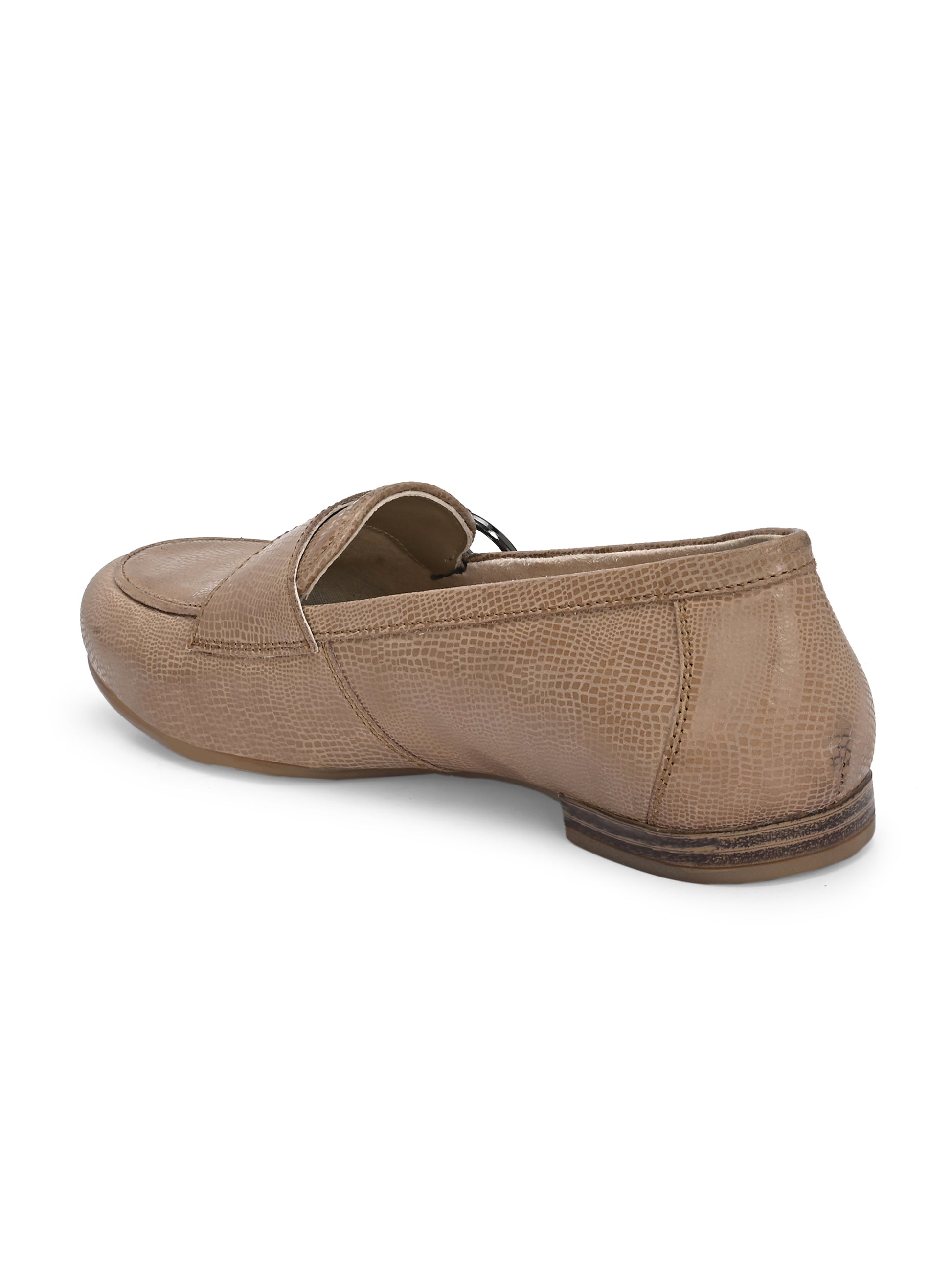 Quiet Walk – Tan Classic Leather Mocassins Easy Slip In