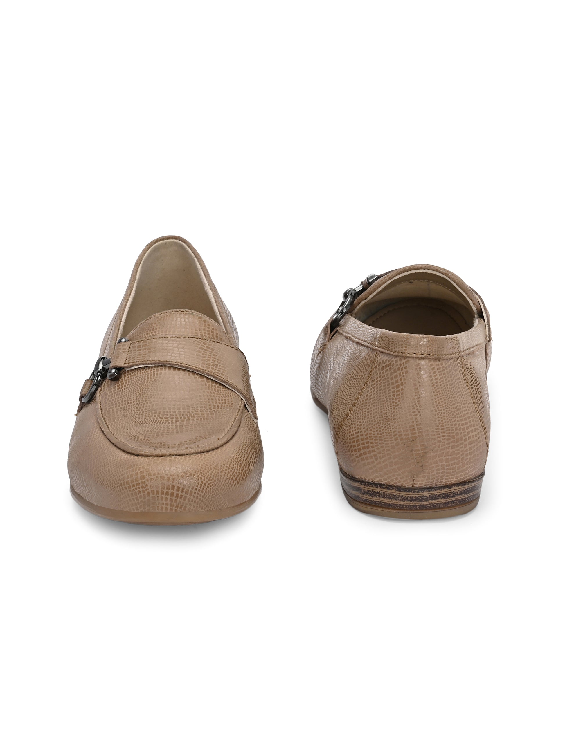Quiet Walk – Tan Classic Leather Mocassins Easy Slip In