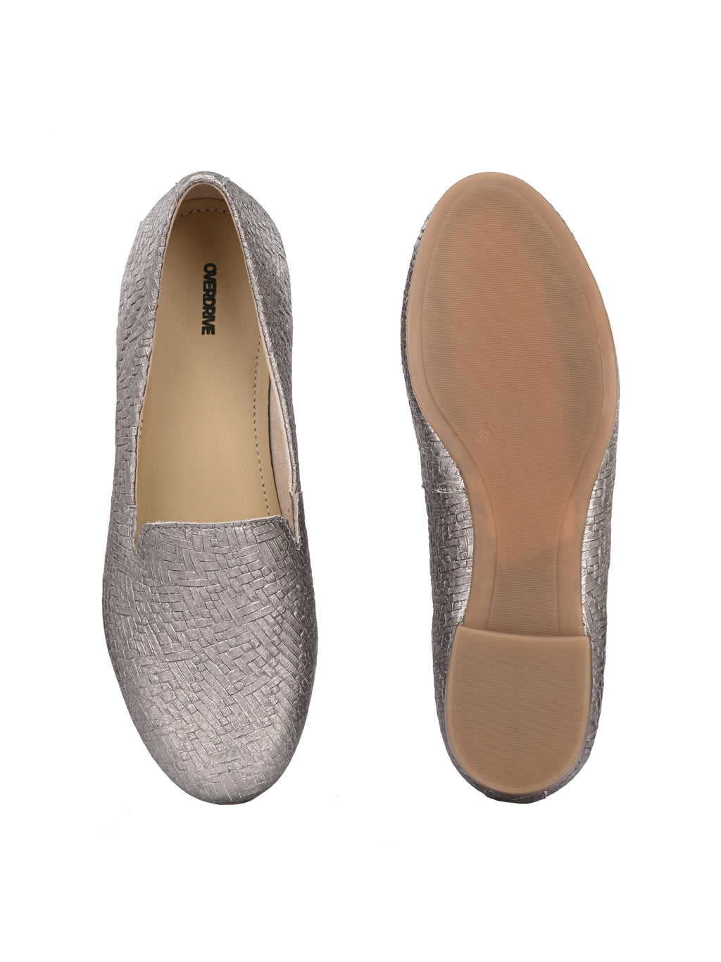 Zarina Woven Sliver Heritage Loafers
