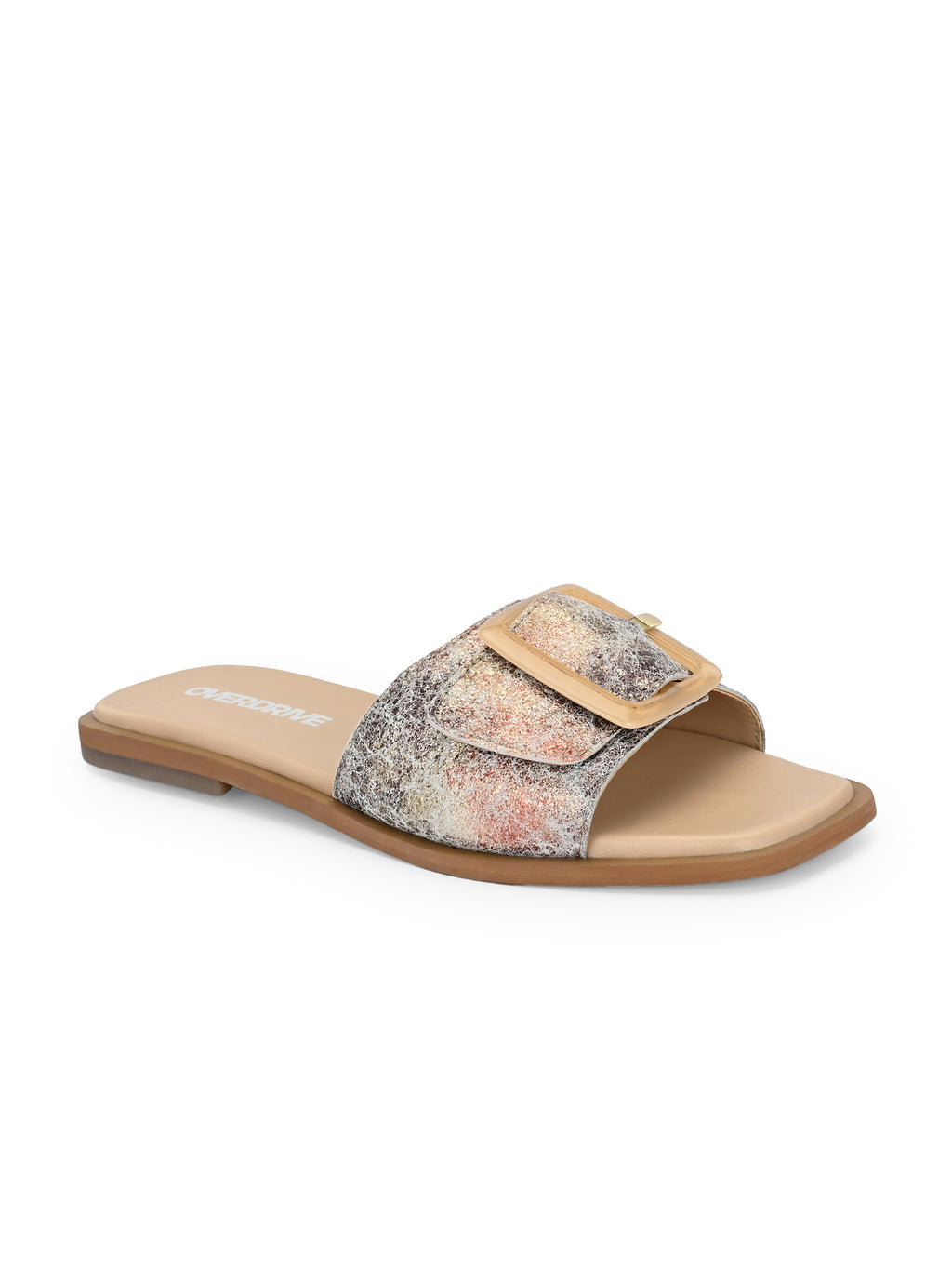 Vintage Texture Buckle Slides