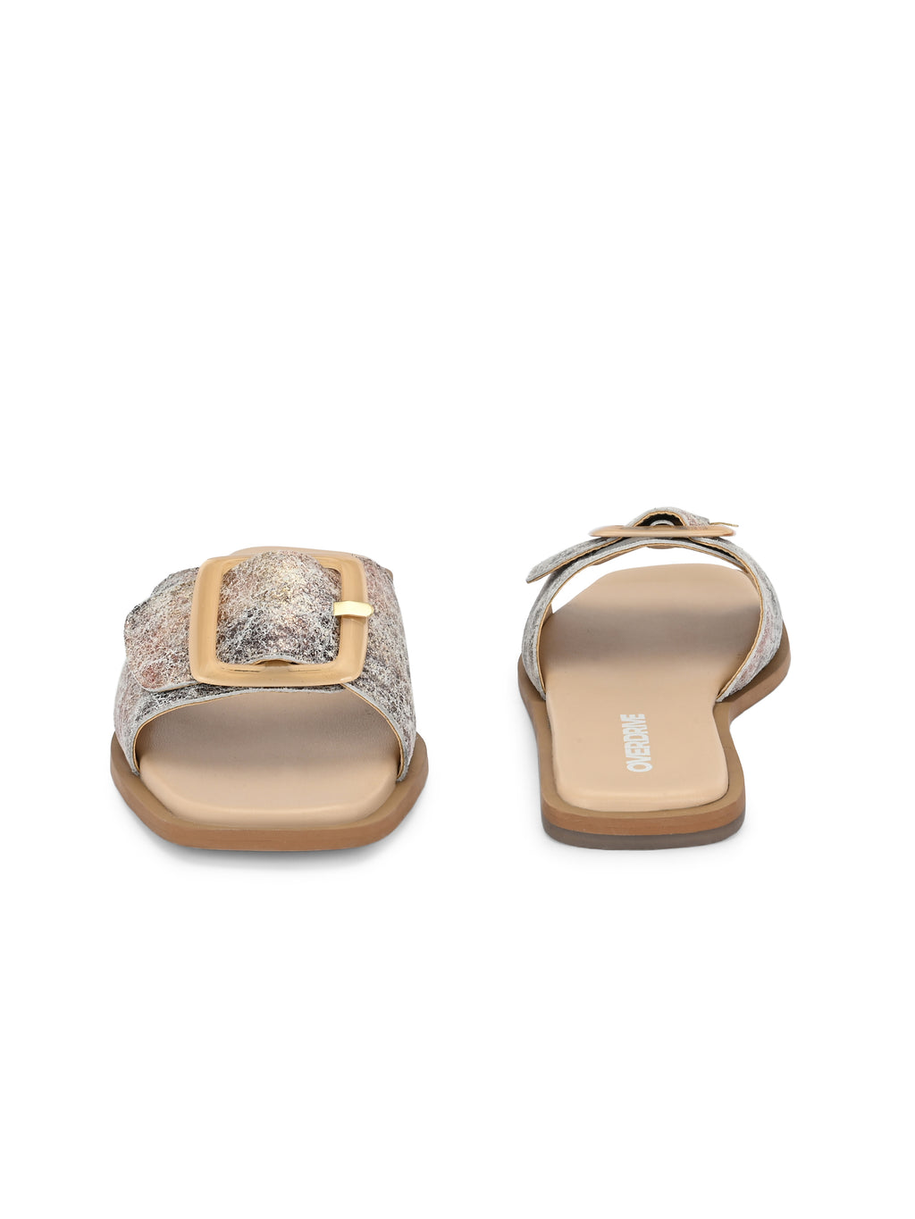 Vintage Texture Buckle Slides