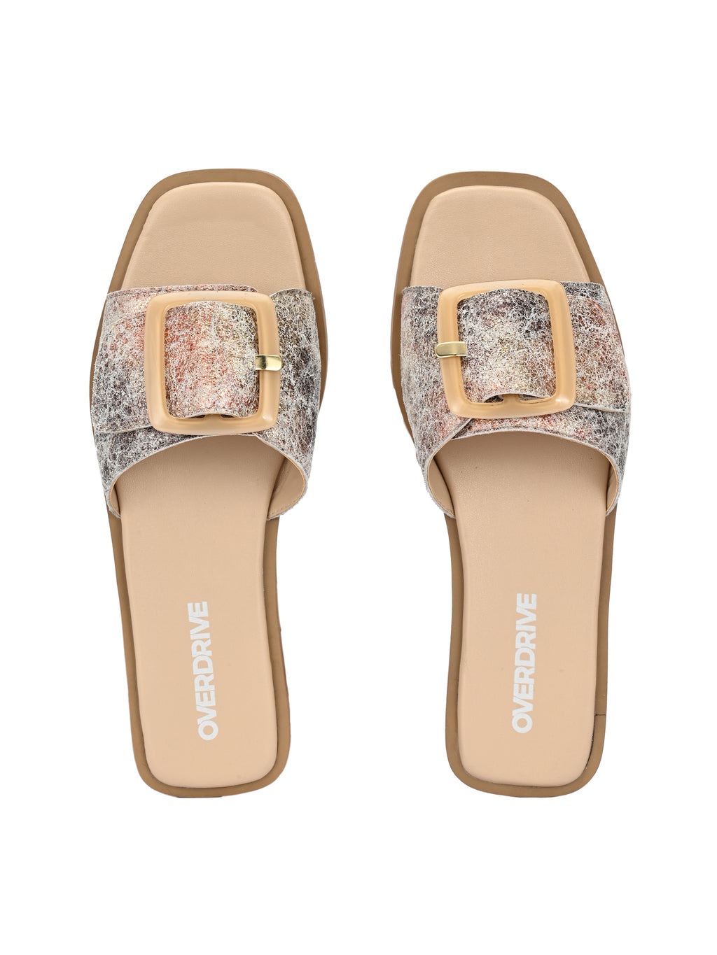 Vintage Texture Buckle Slides