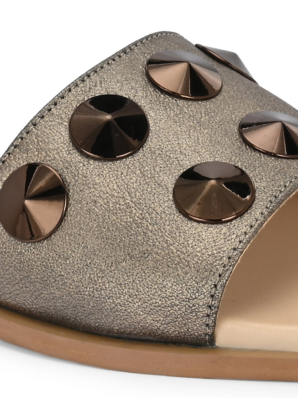 Studded Metallic Slides