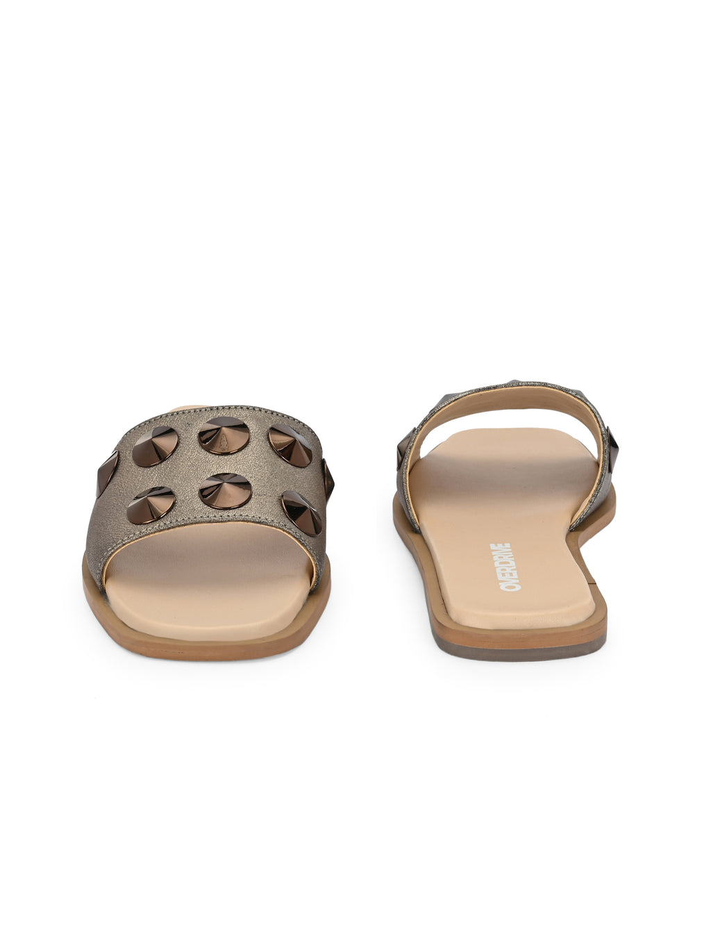 Studded Metallic Slides