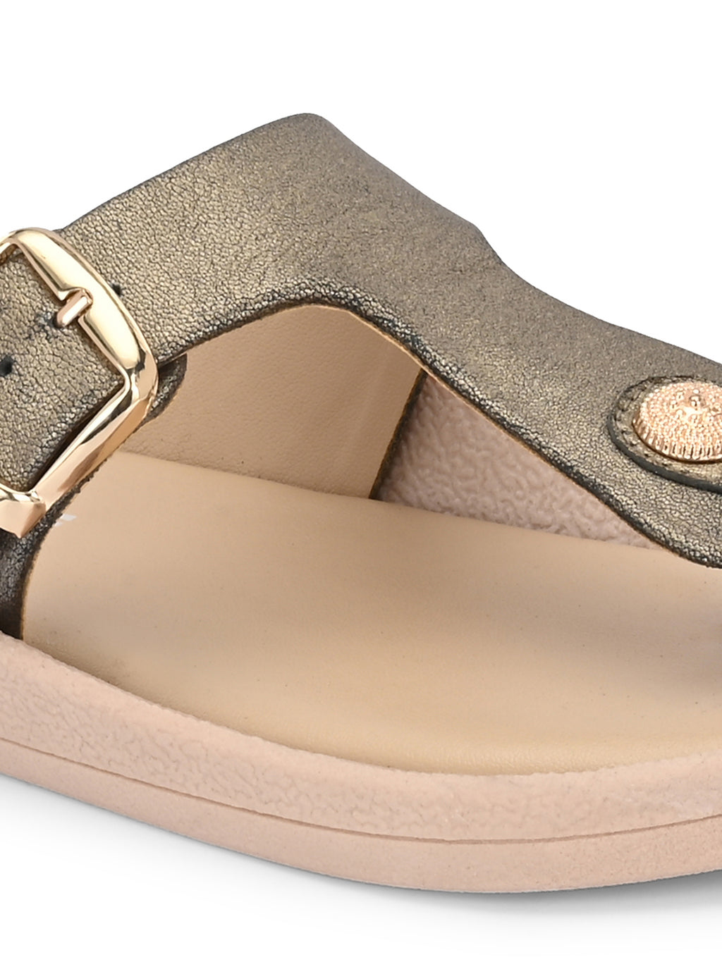 Golden Toe Ring Flats
