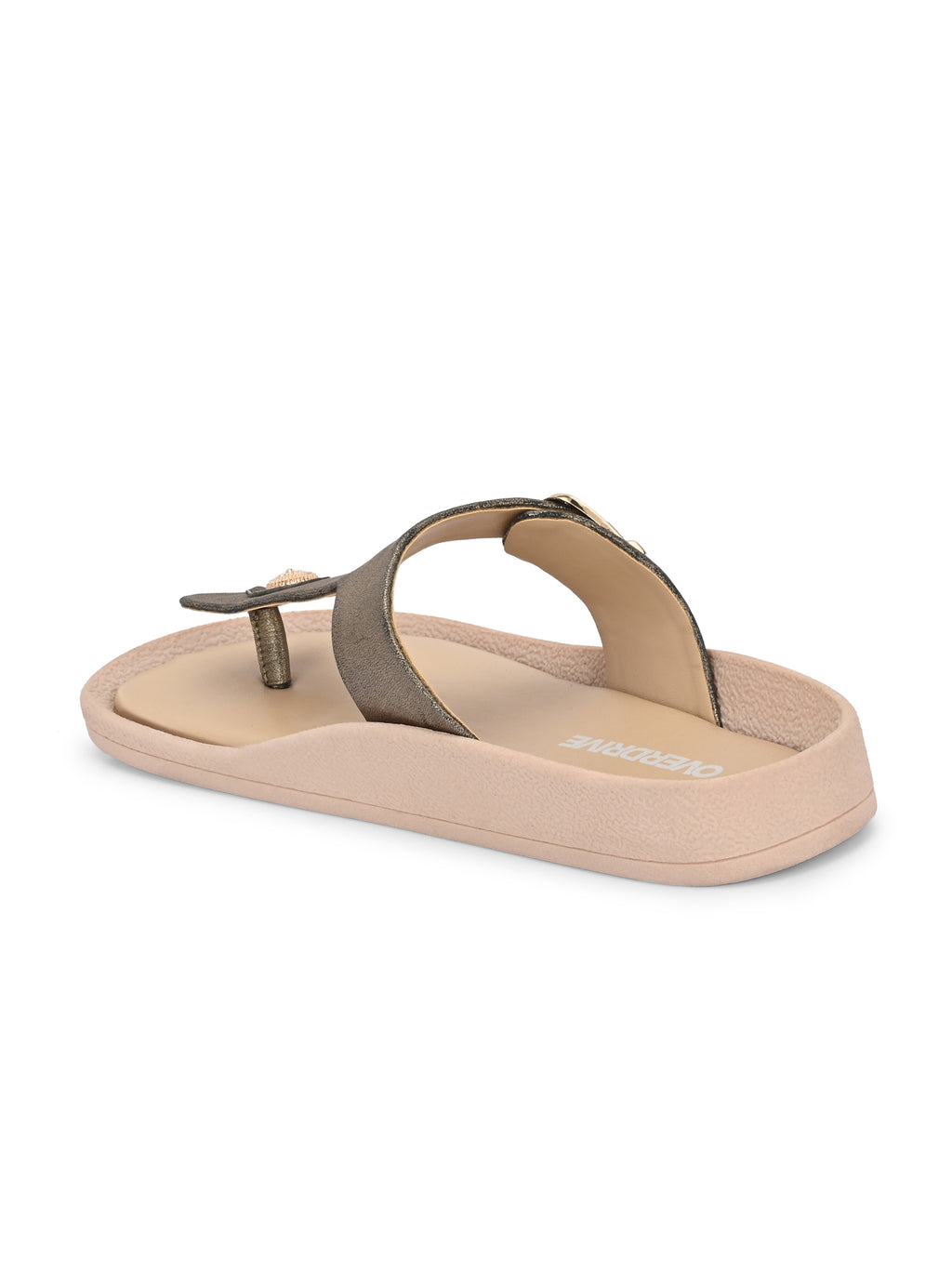 Golden Toe Ring Flats
