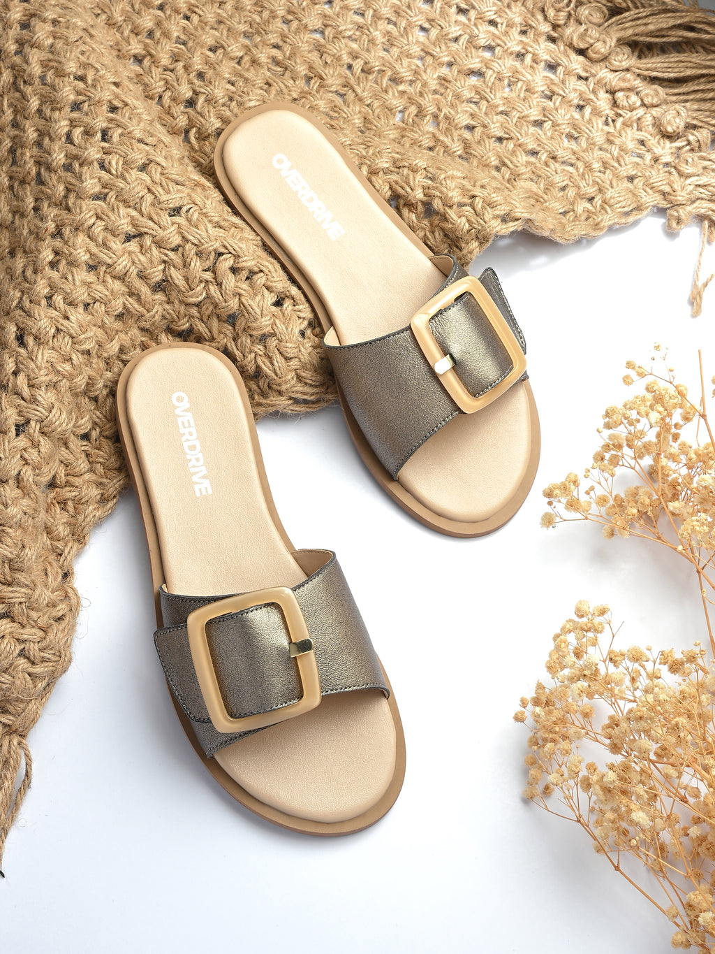 Metallic Buckle Slides