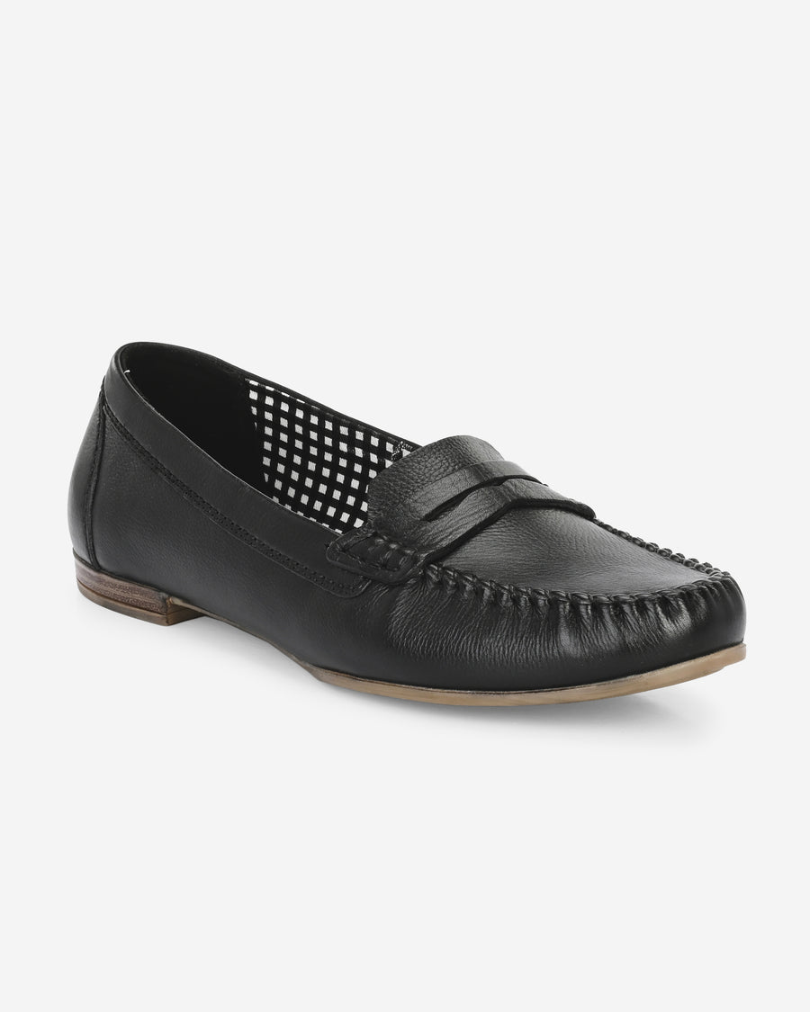 MIA BLACK MOCASSIN