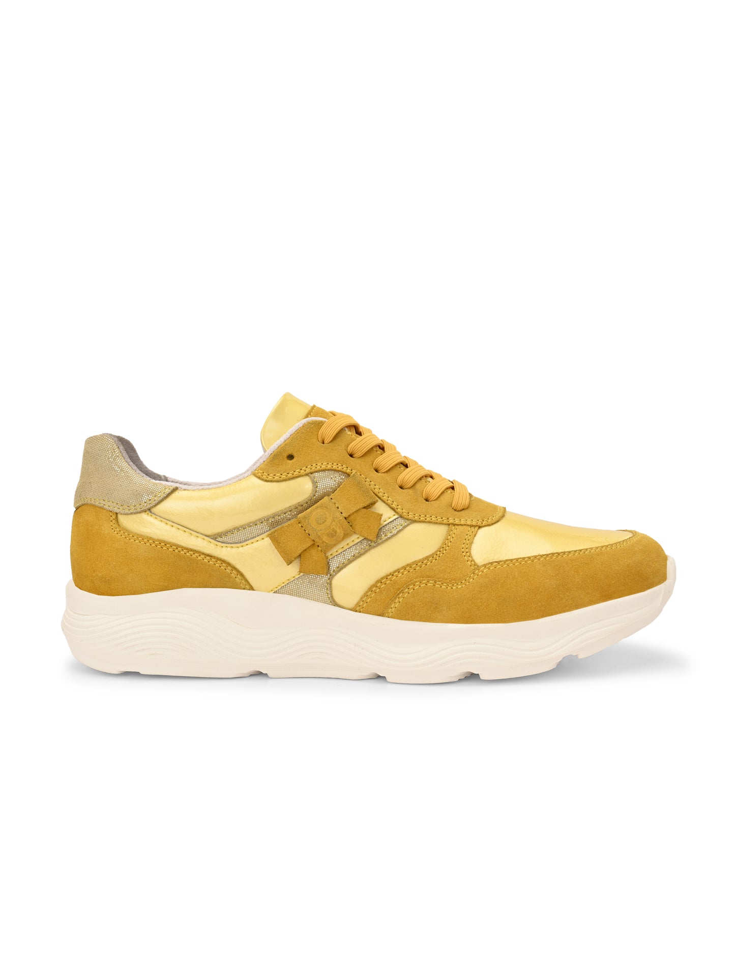 Golden Mango Glow Leather Sneakers