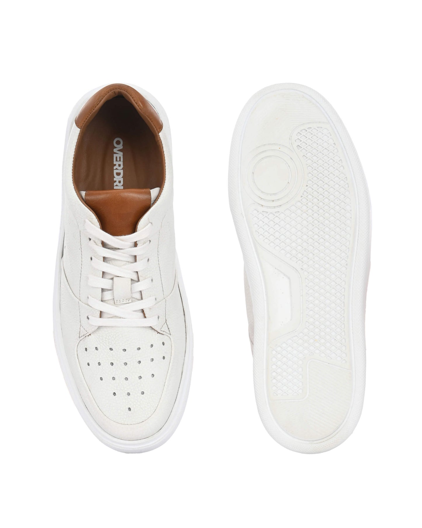 Falcon Flex White Leather Sneakers