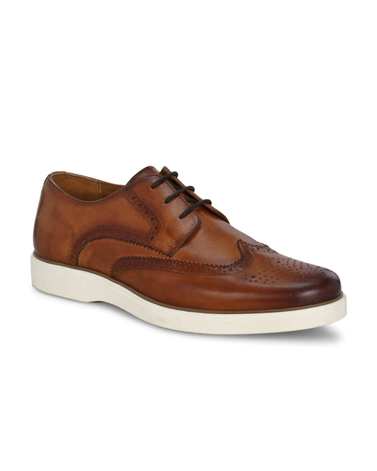 Fortress Tan Formal Lace Up