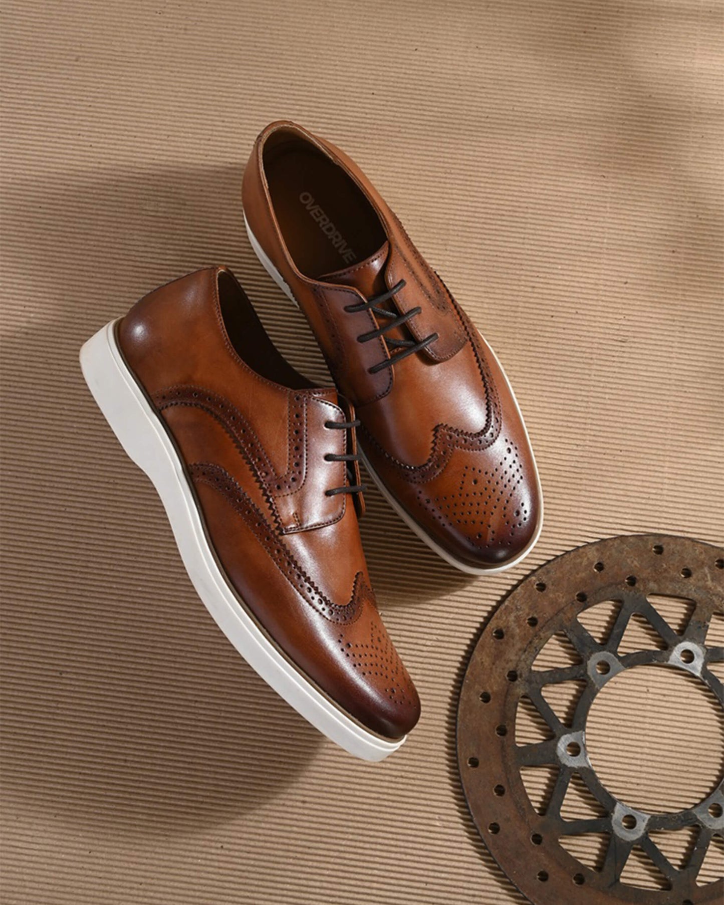 Fortress Tan Formal Lace Up