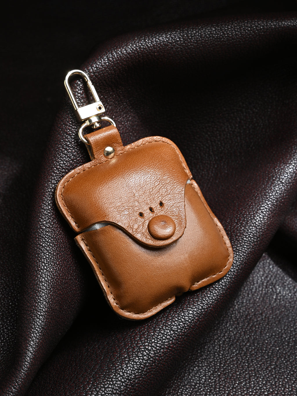 Ambre Soleil Leather Airpod Case