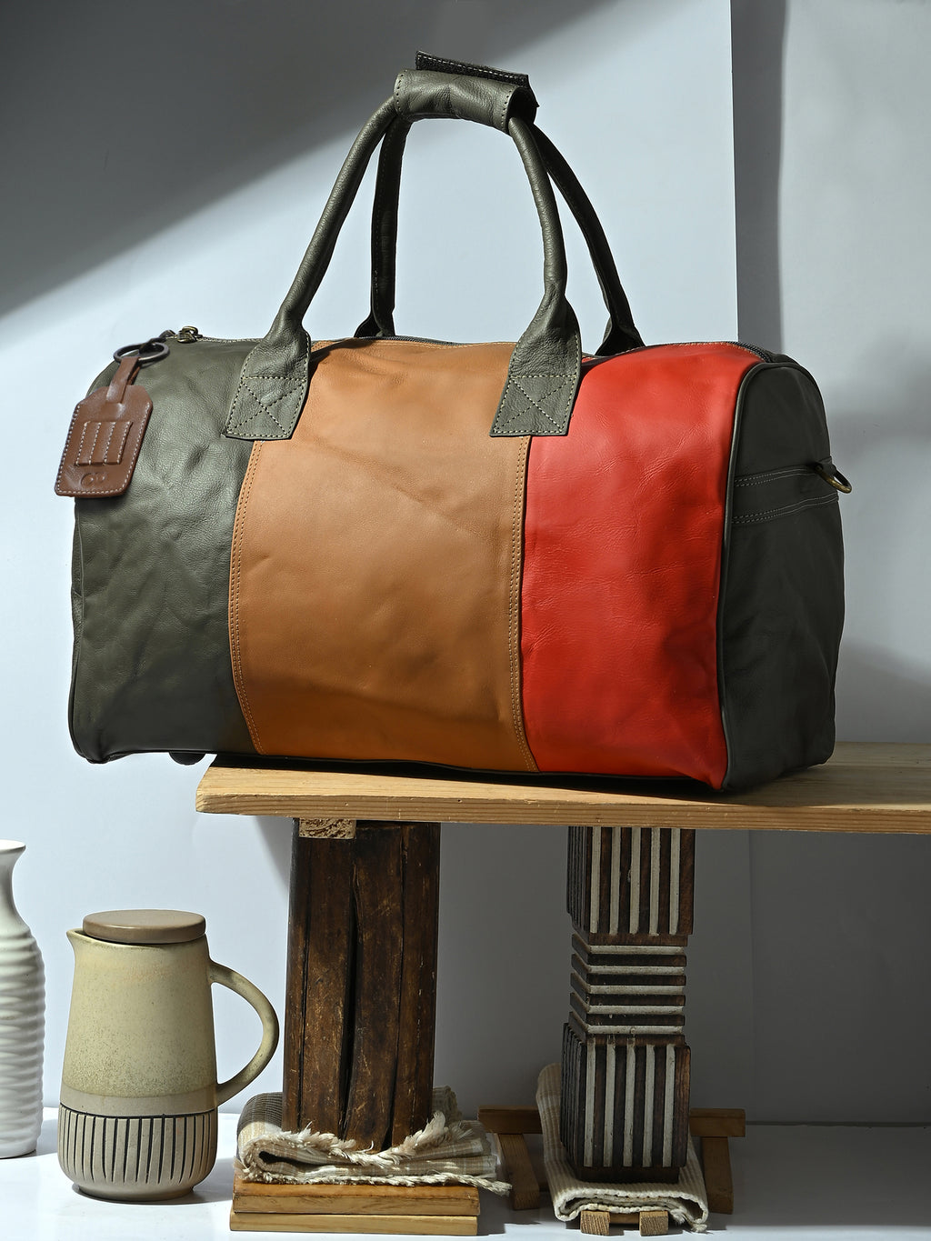 Chile Weekender Leather Bag