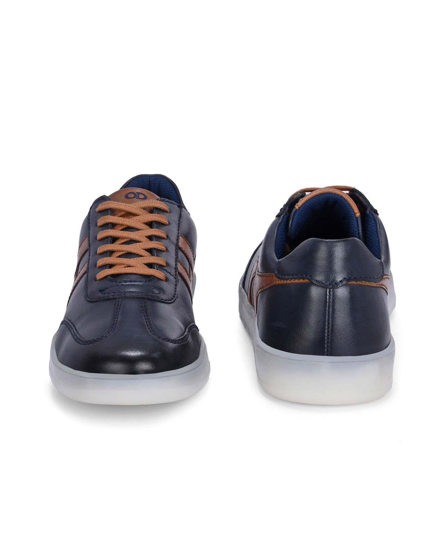 Henry Navy Leather Sneaker