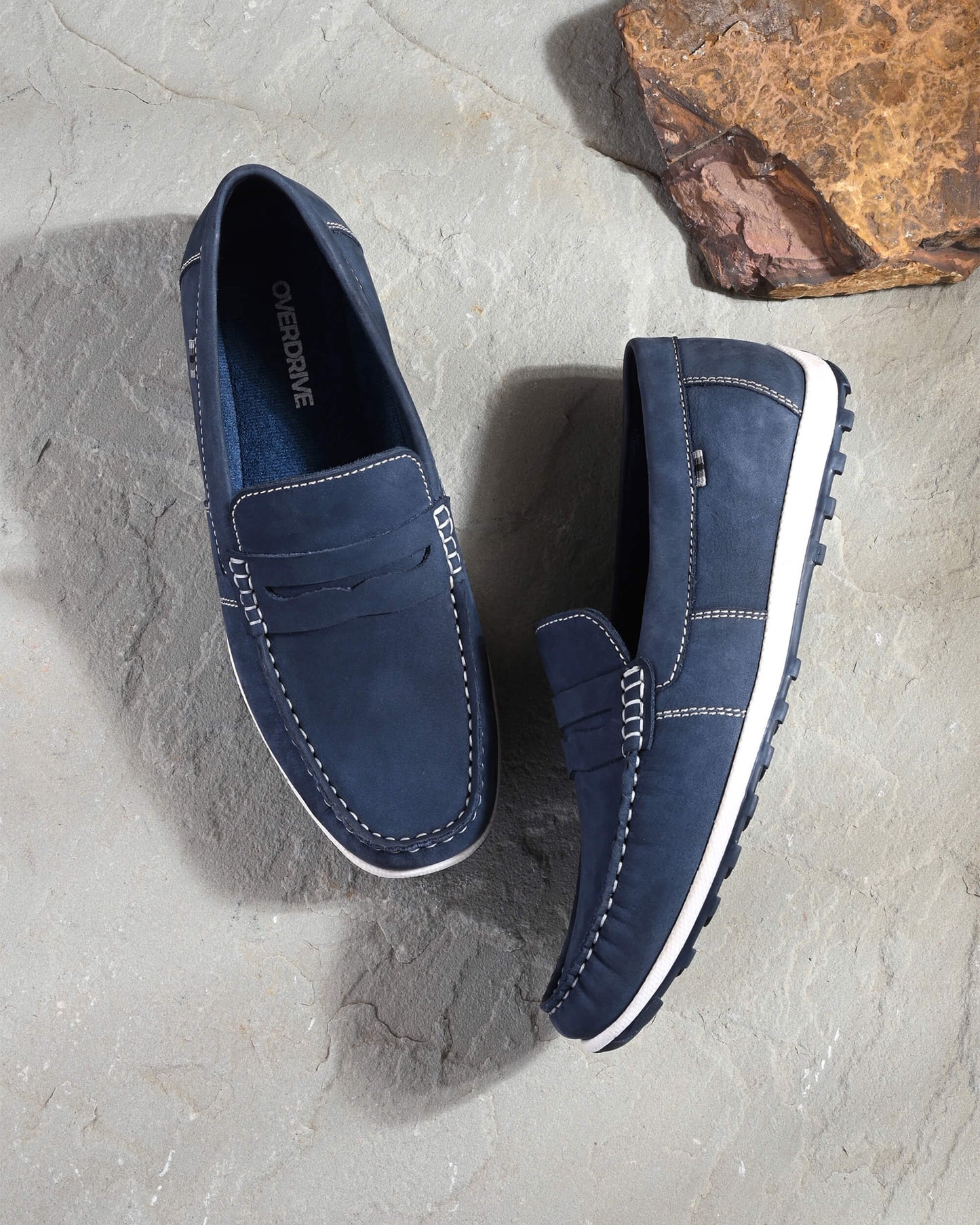 Hercules Blue Loafers