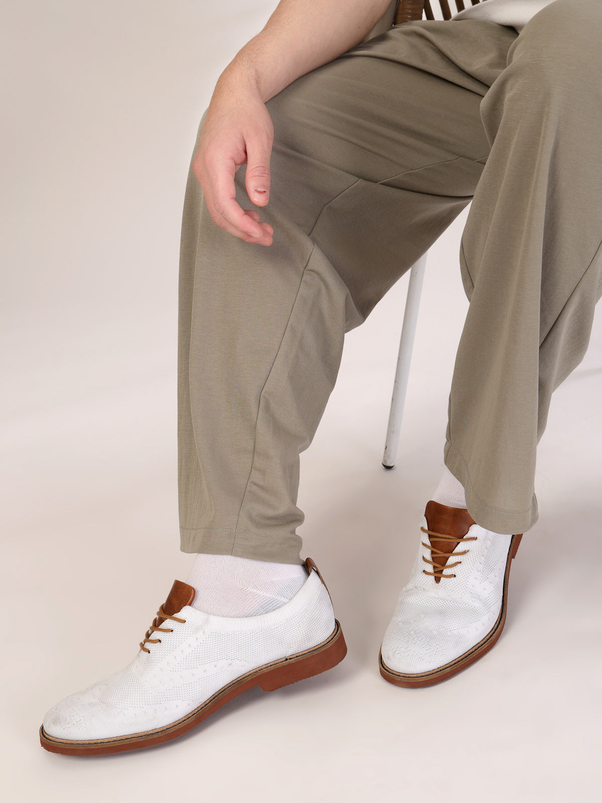 Sprit X White Mesh Lace Up