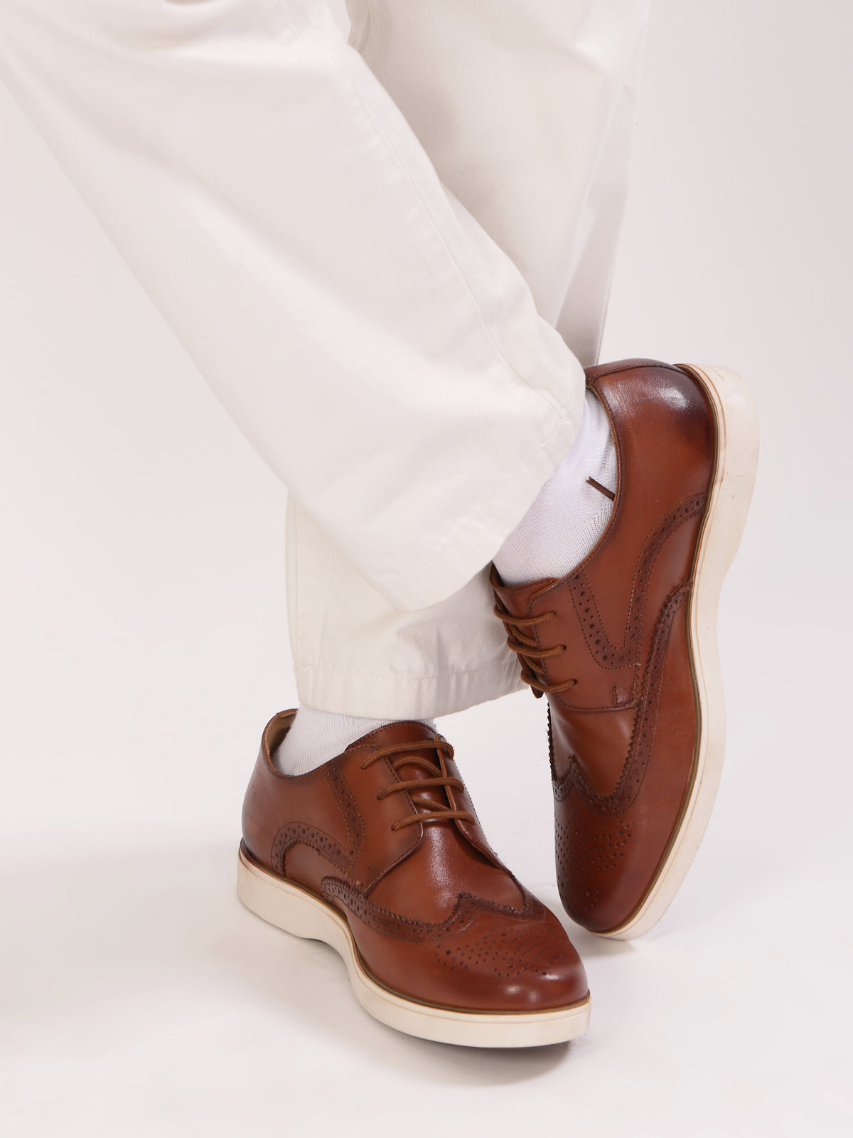 Fortress Tan Formal Lace Up